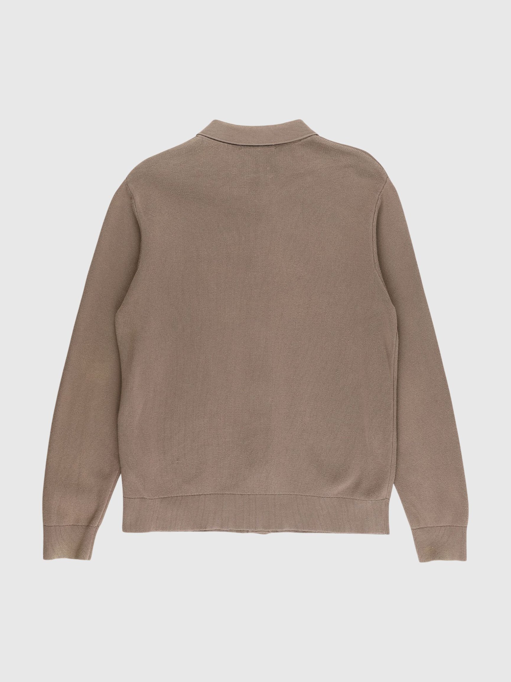 LANGÆRMET POLO CARDIGAN