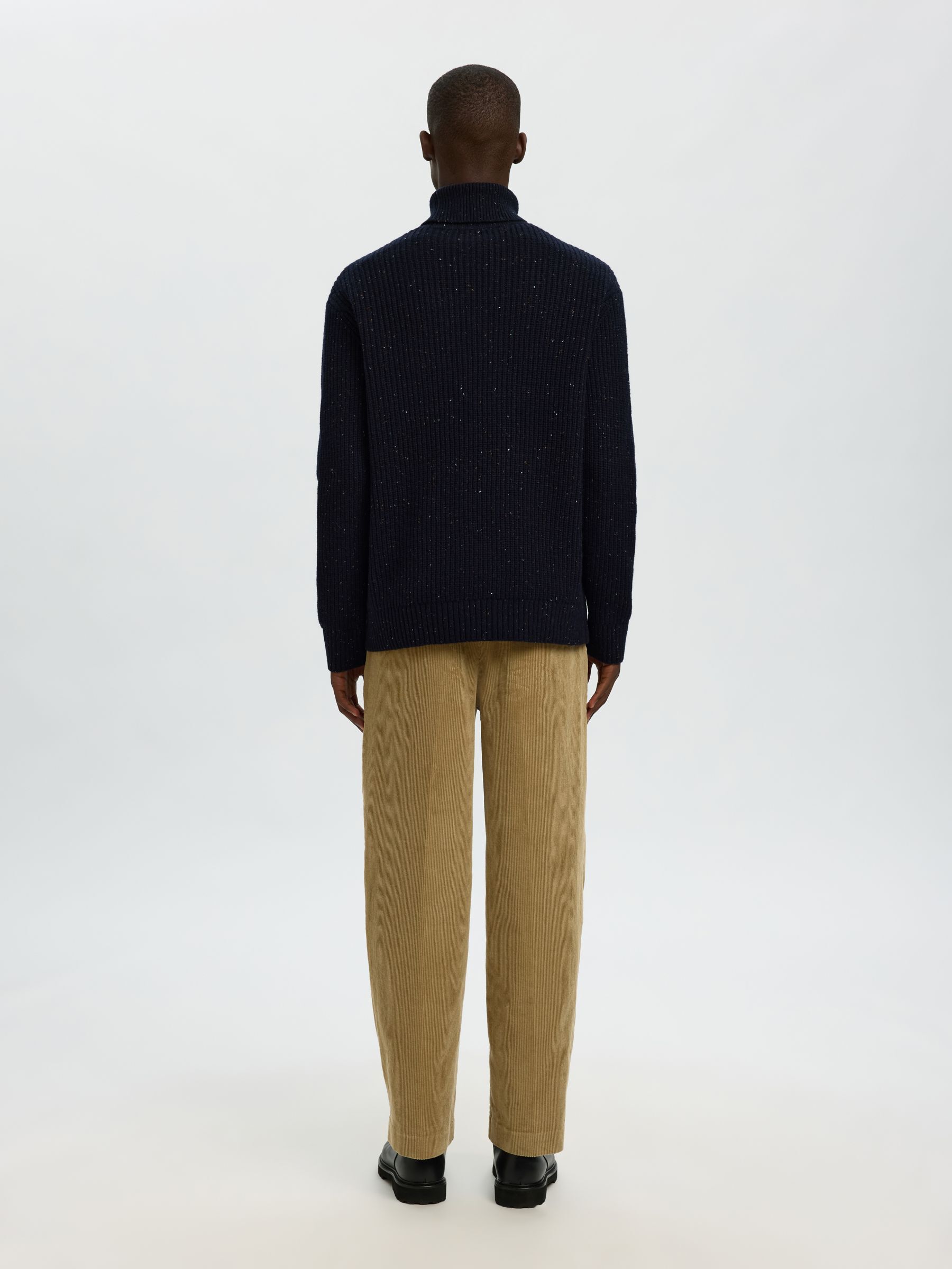 WOOL BLEND KNITTED PULLOVER