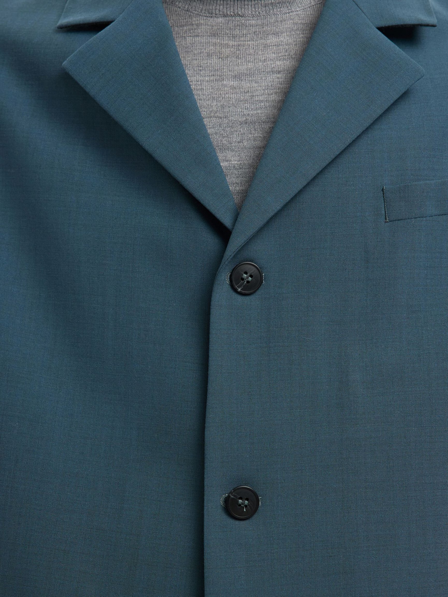 RELAXED FIT SINGLE-BREASTED BLAZER