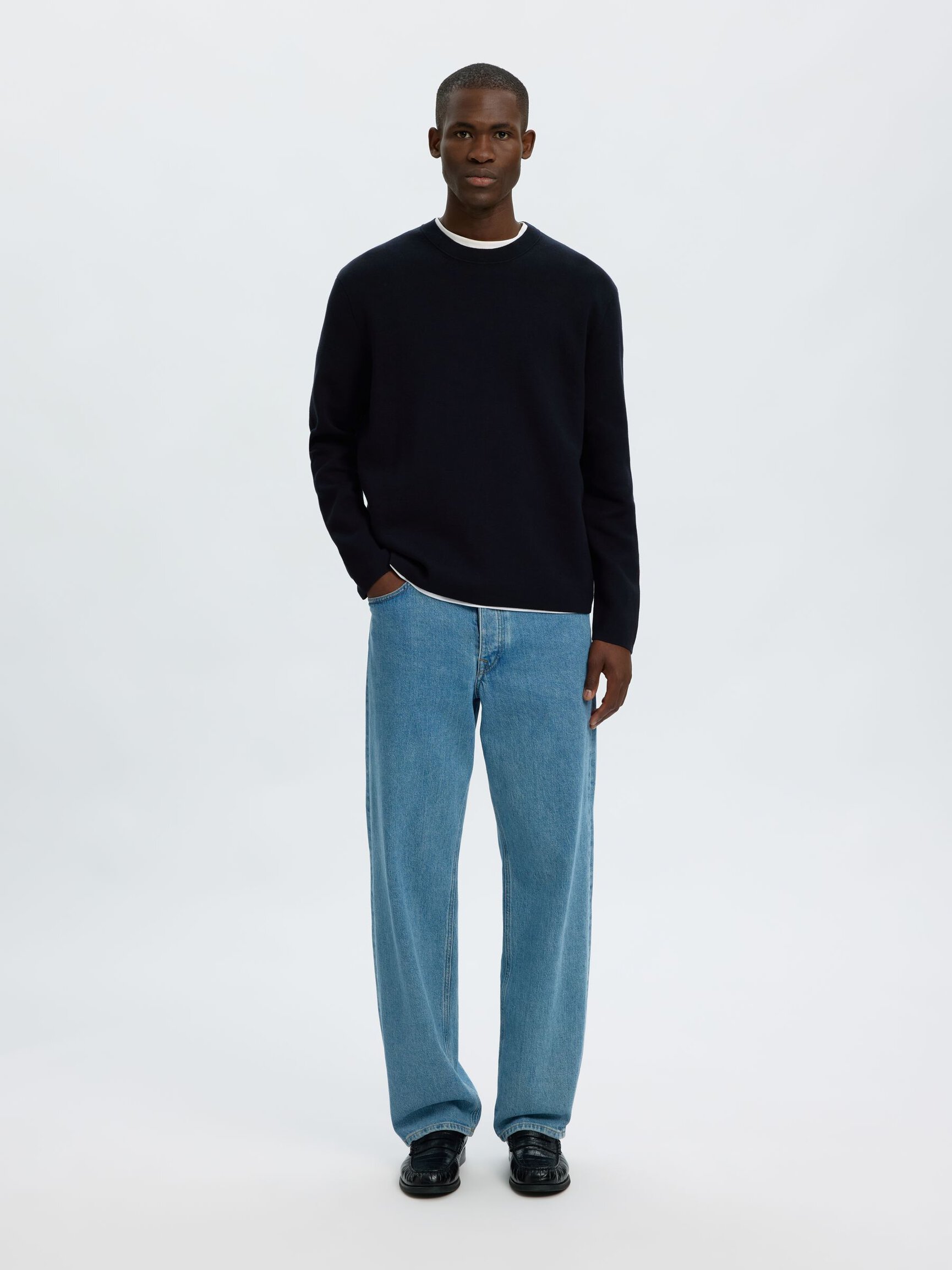 COTTON BLEND PULLOVER