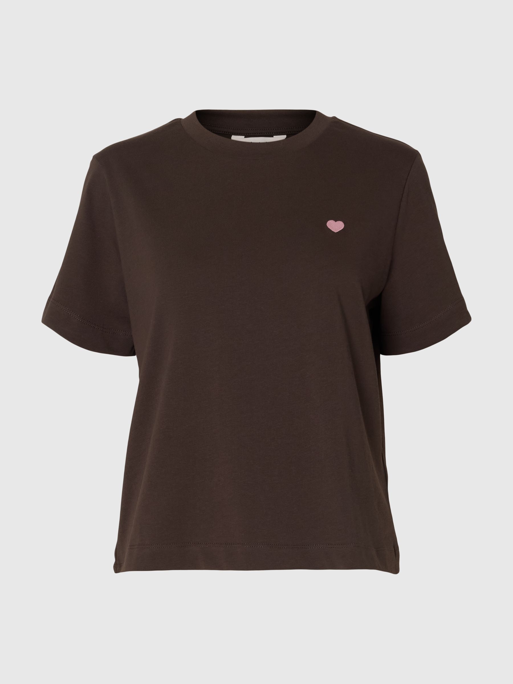BESTICKTES T-SHIRT MIT RUNDHALSAUSSCHNITT