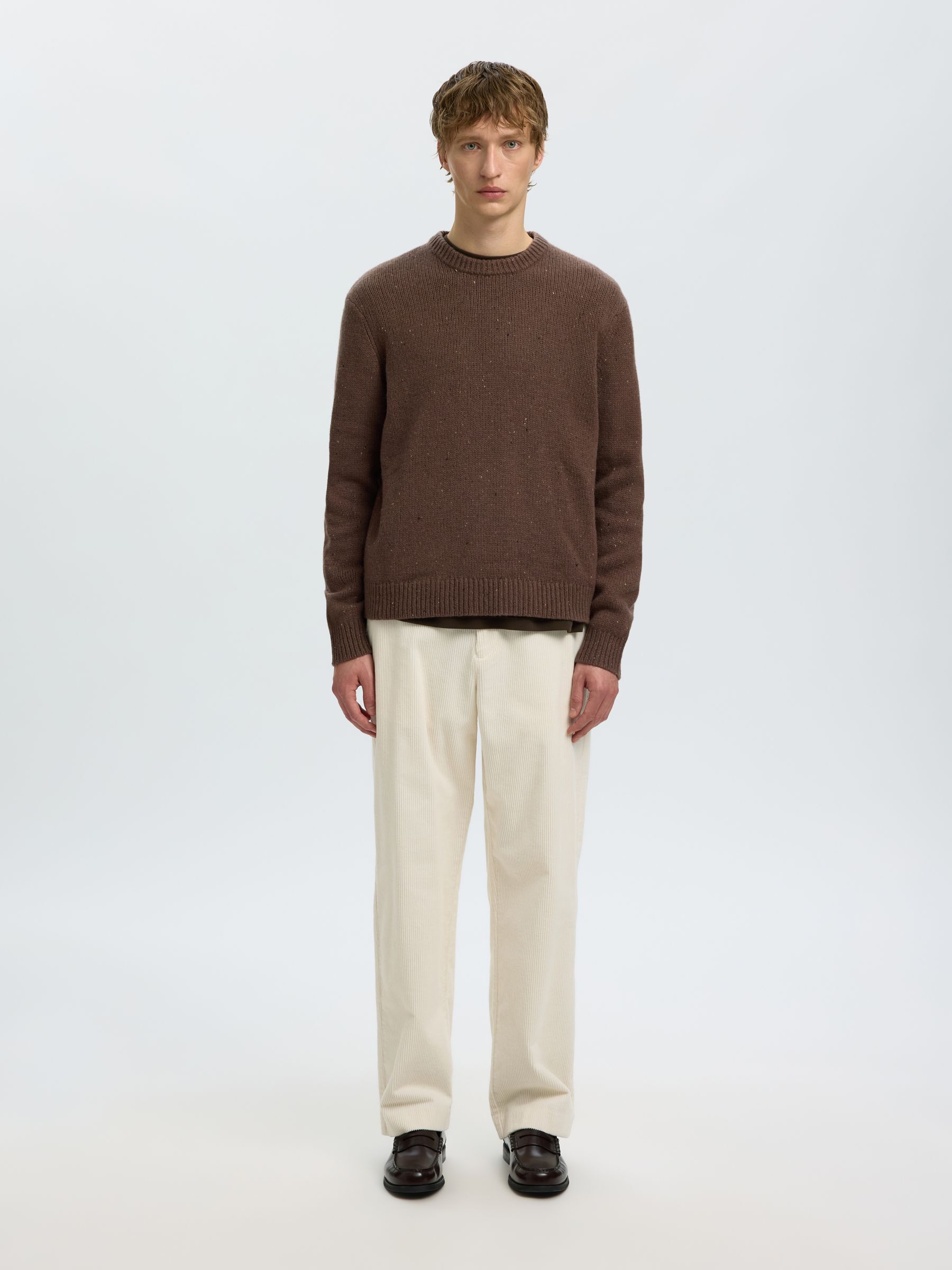 WOOL BLEND RELAXED FIT JUMPER