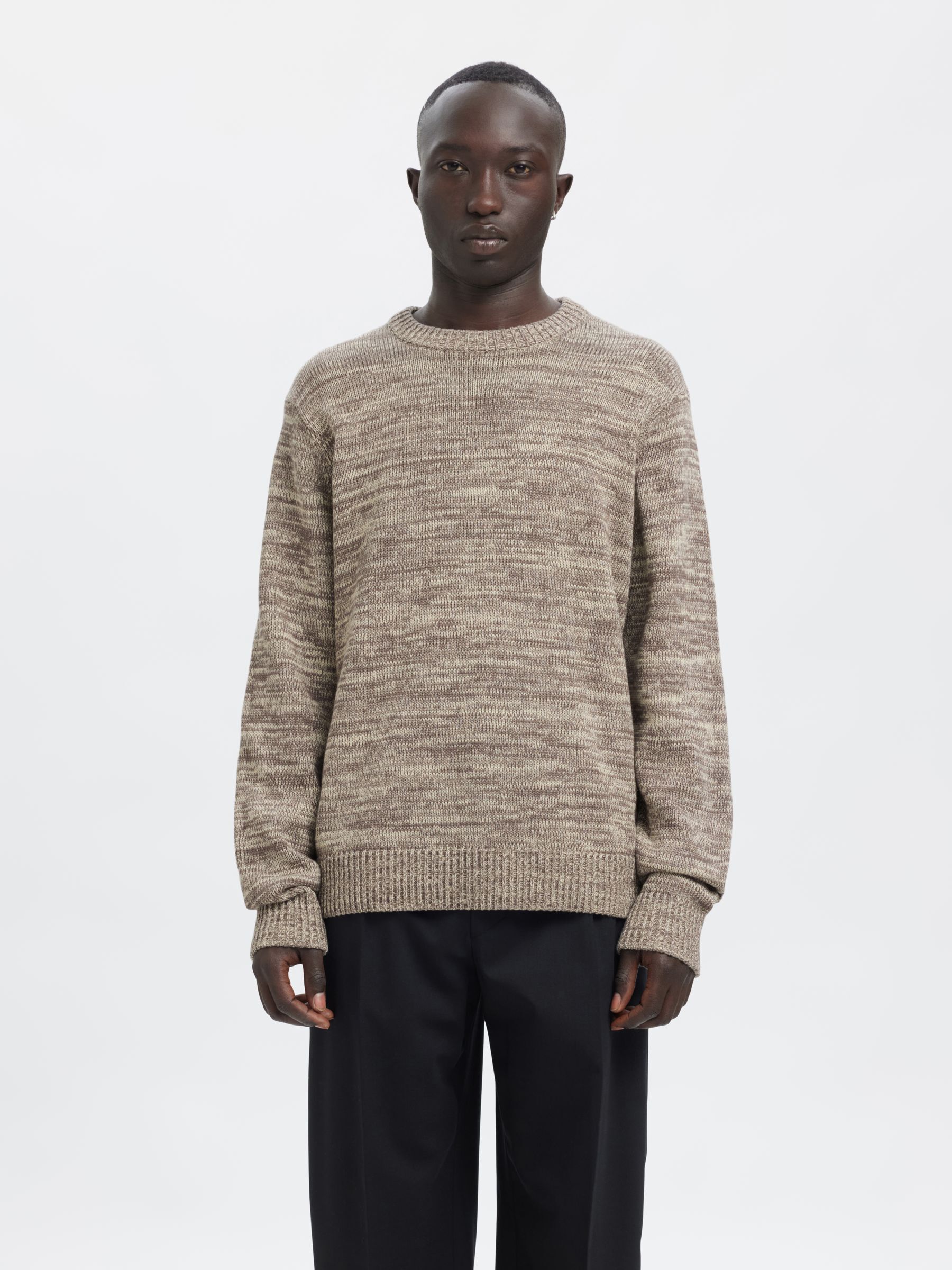 REGULAR FIT  KNITTED PULLOVER
