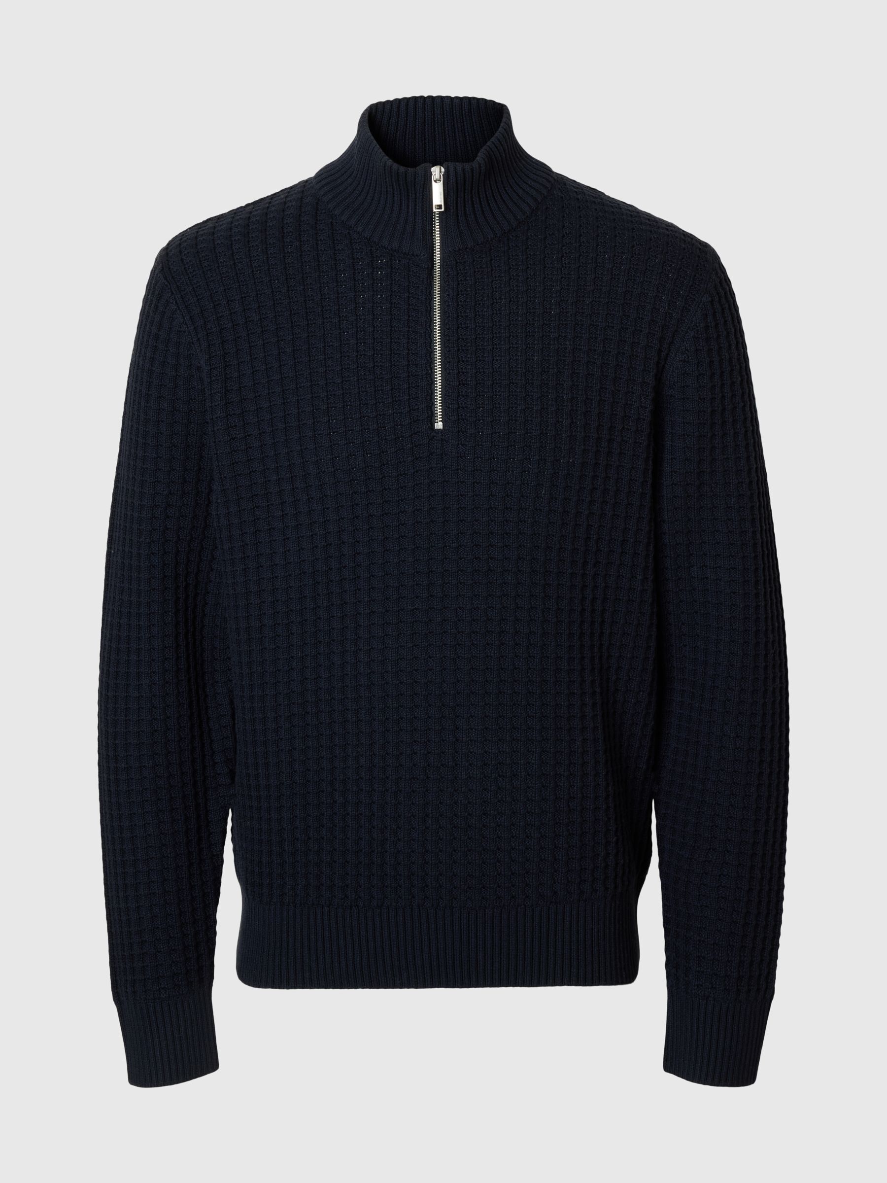 ORGANIC COTTON HALF-ZIP JUMPER
