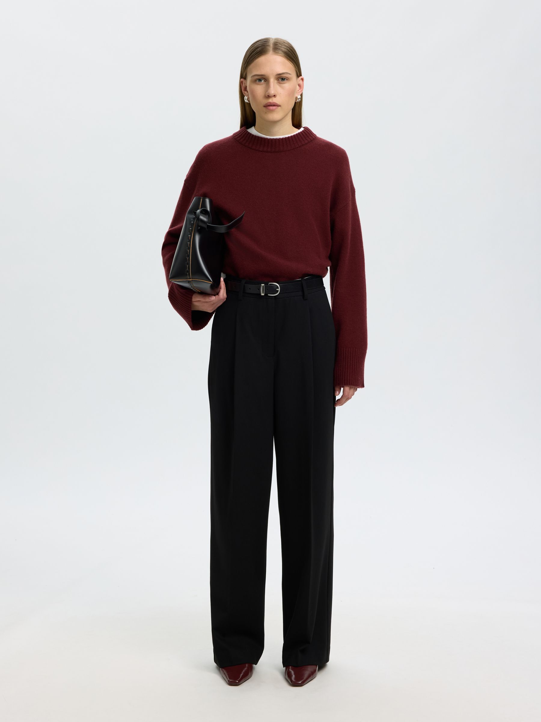 CASHMERE BLEND PULLOVER