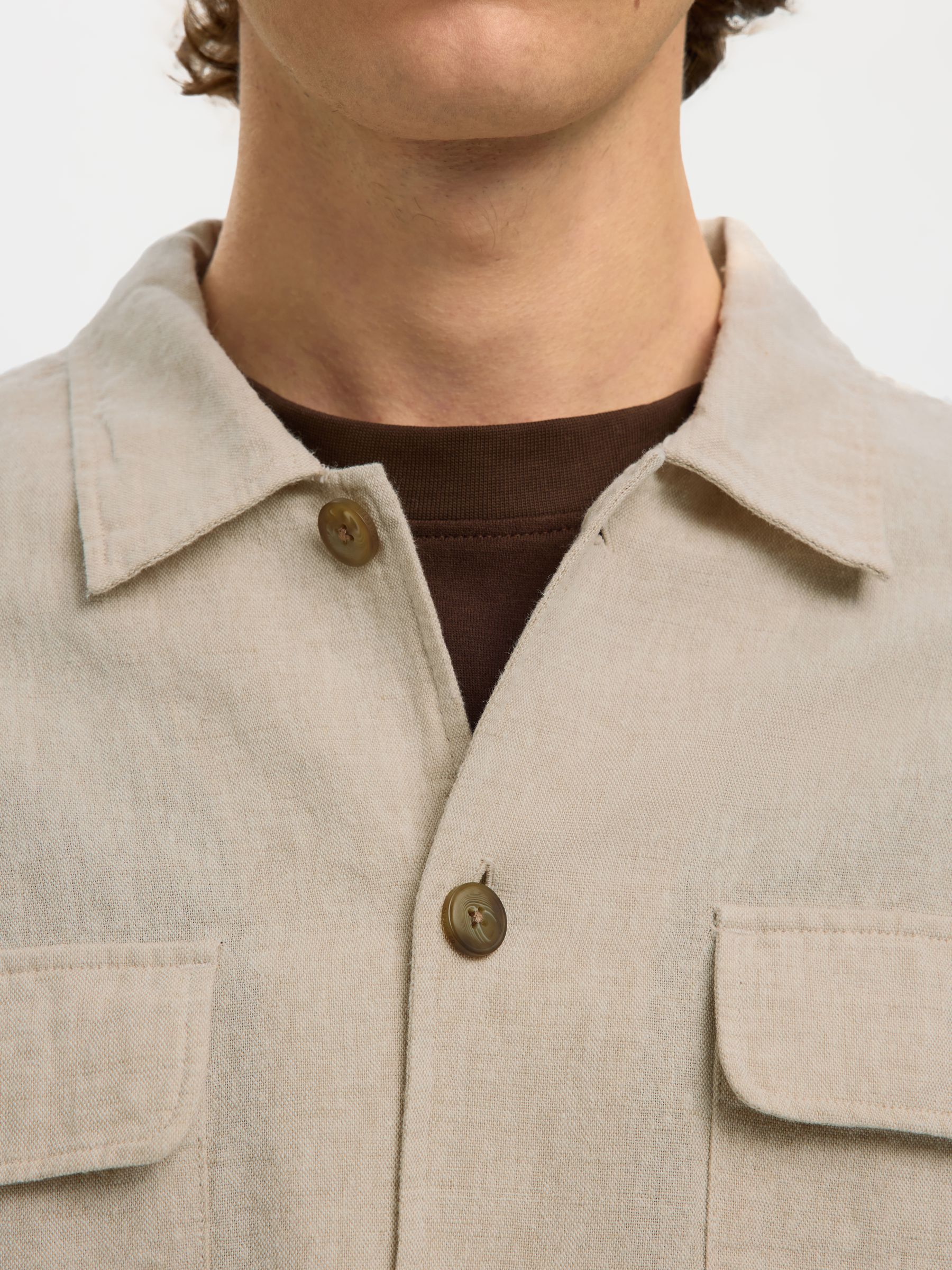 LINNENMIX OVERSHIRT