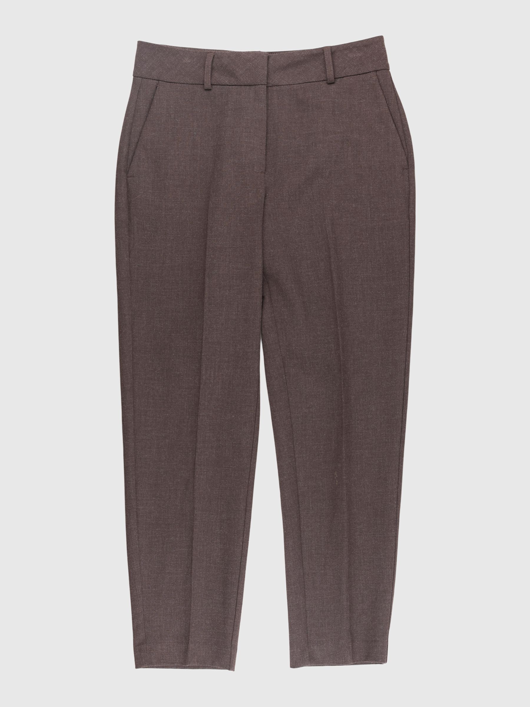 CROPPED TAPERED TROUSERS