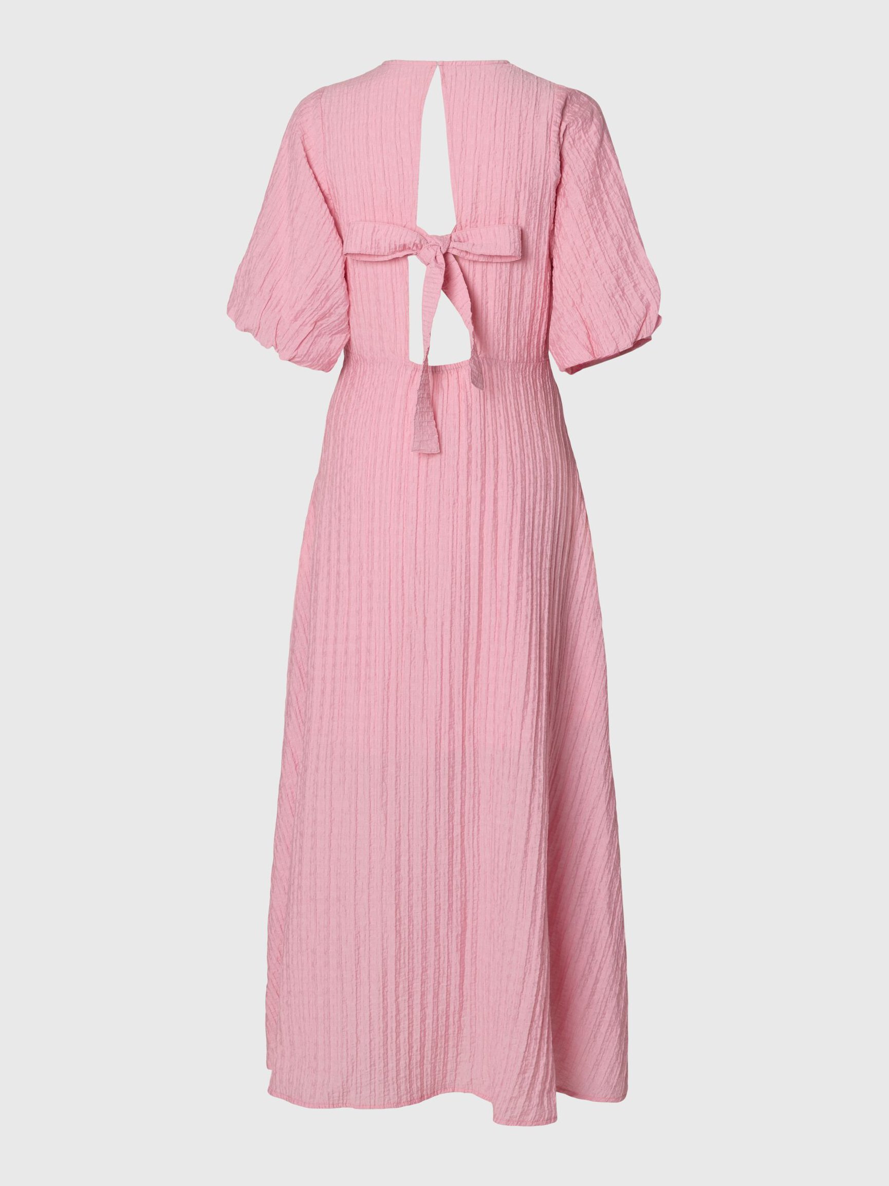 BALLOON SLEEVE MAXI DRESS