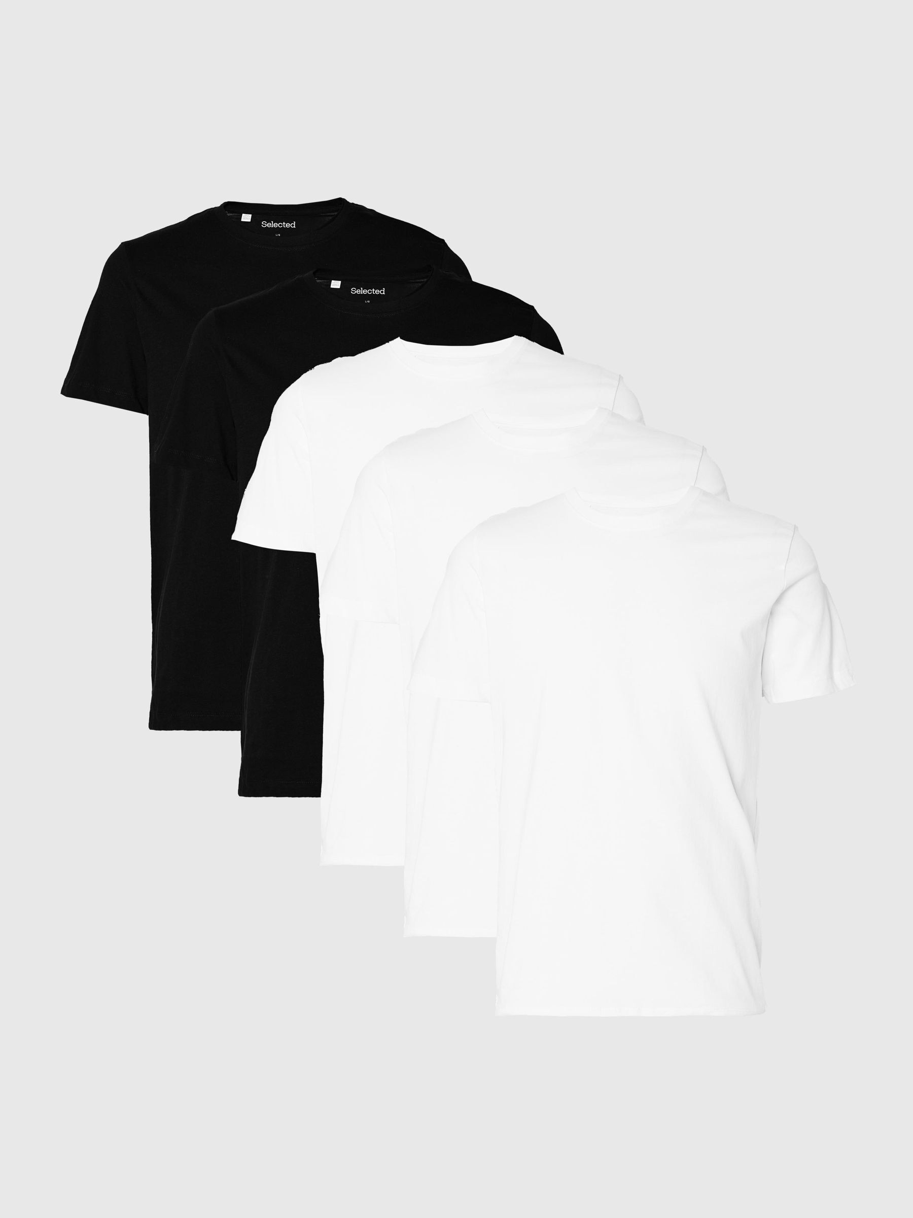 5-PACK T-SHIRT MET RONDE HALS