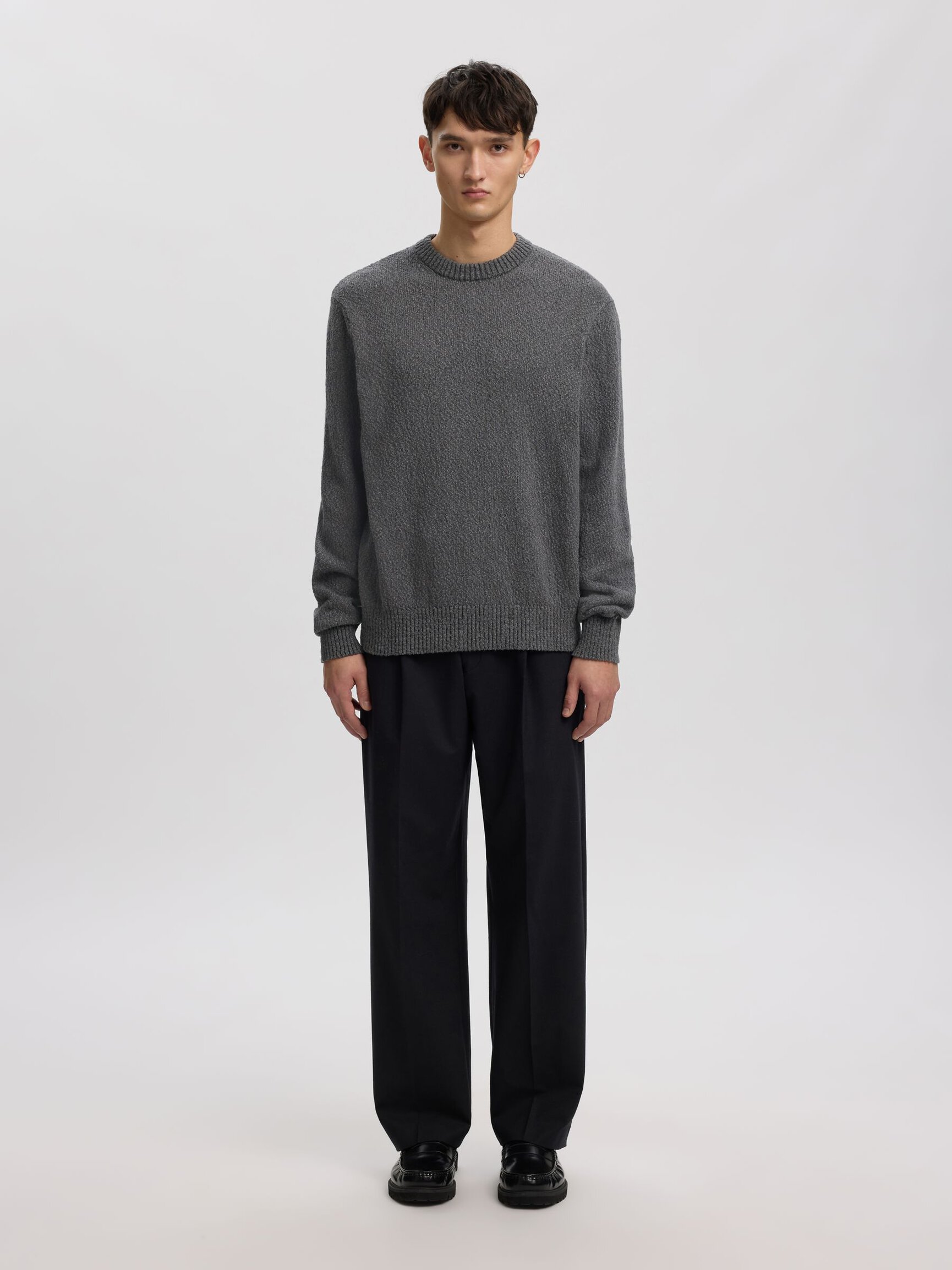 COTTON CREWNECK JUMPER