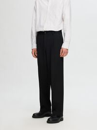 220 LOOSE FIT TROUSERS, Black, highres