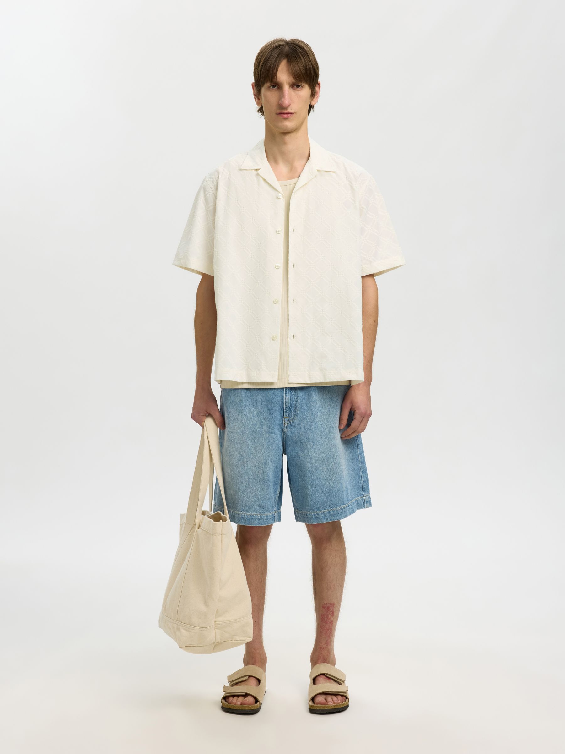 CAMICIA A MANICHE CORTE