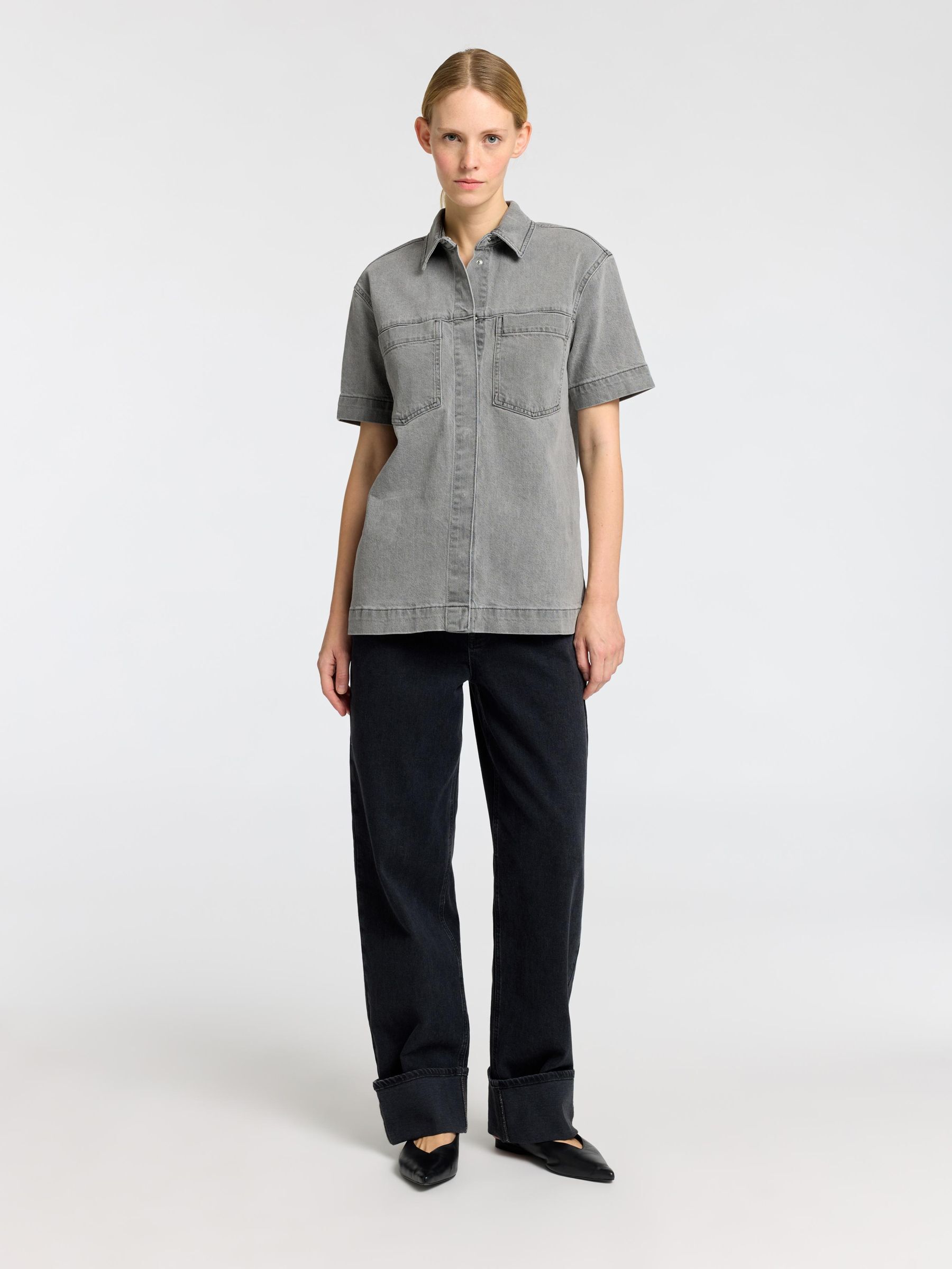 OVERSIZED DENIM SHIRT