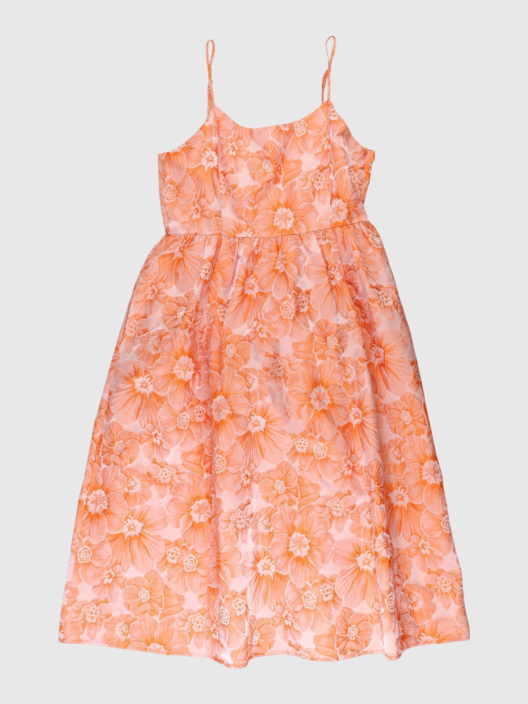 BLOMSTRET MIDIKJOLE