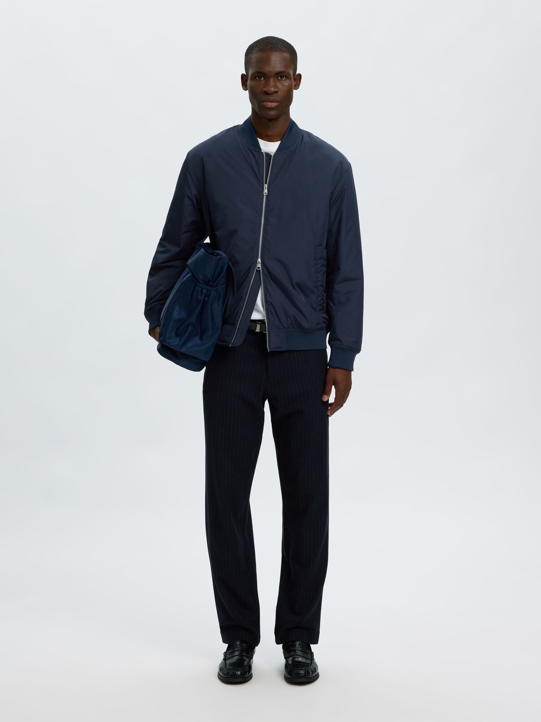 WATER REPELLENT BOMBER JACKET