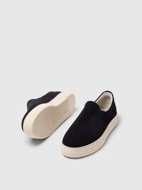 SUEDE TRAINERS, Dark Navy, highres
