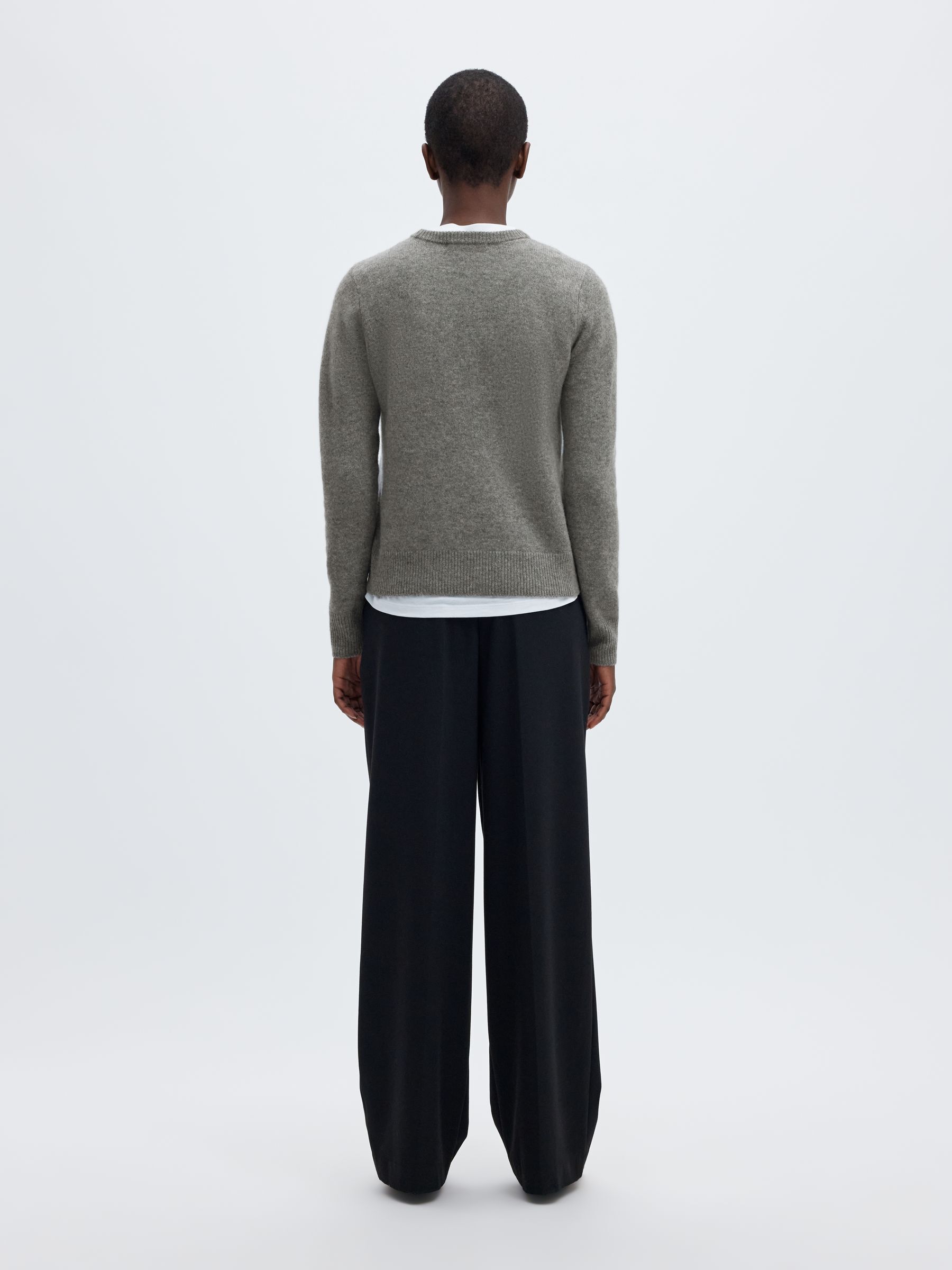 KASJMIR STRIKKET PULLOVER
