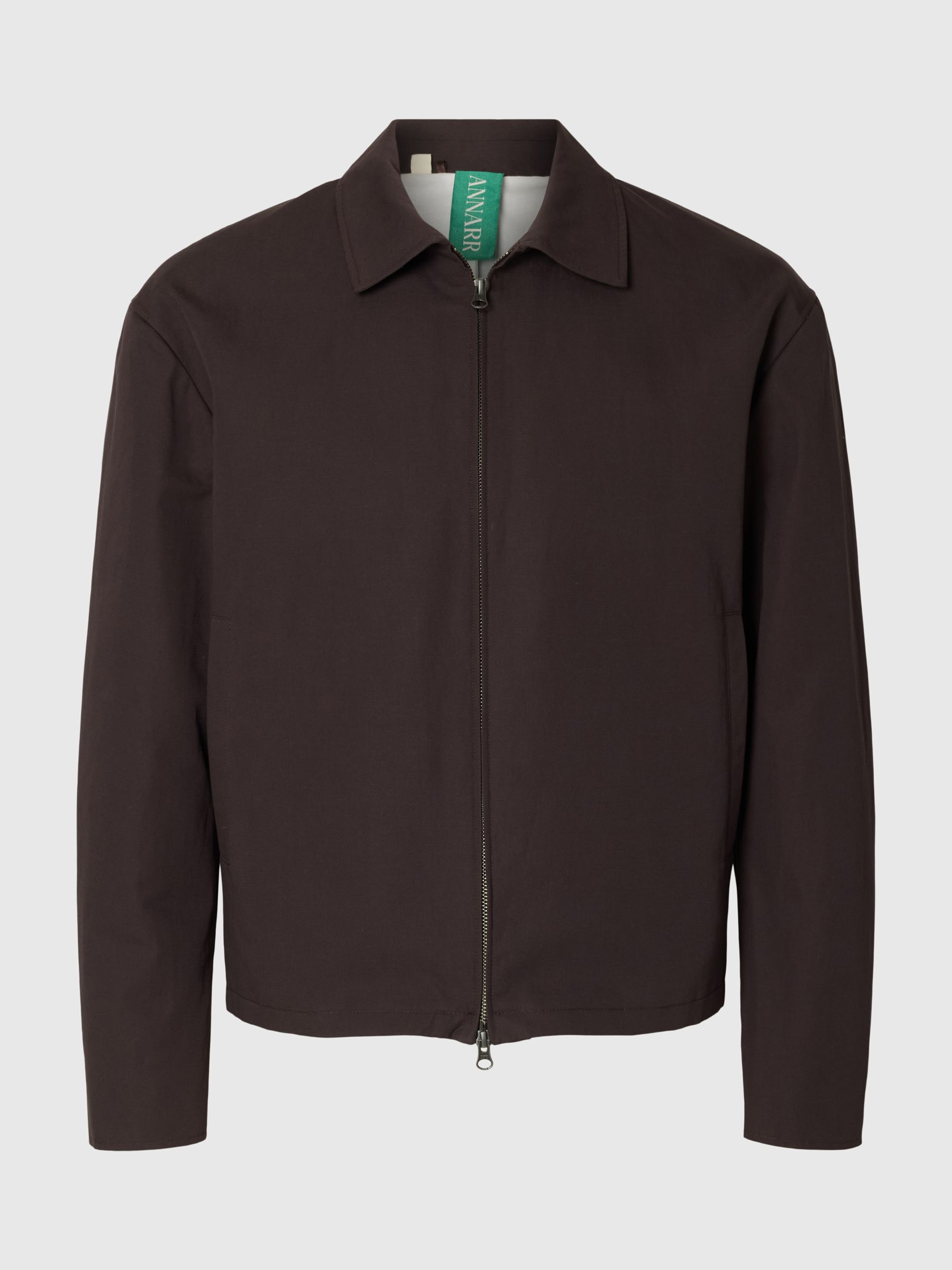 LINEN BLEND OVERSHIRT