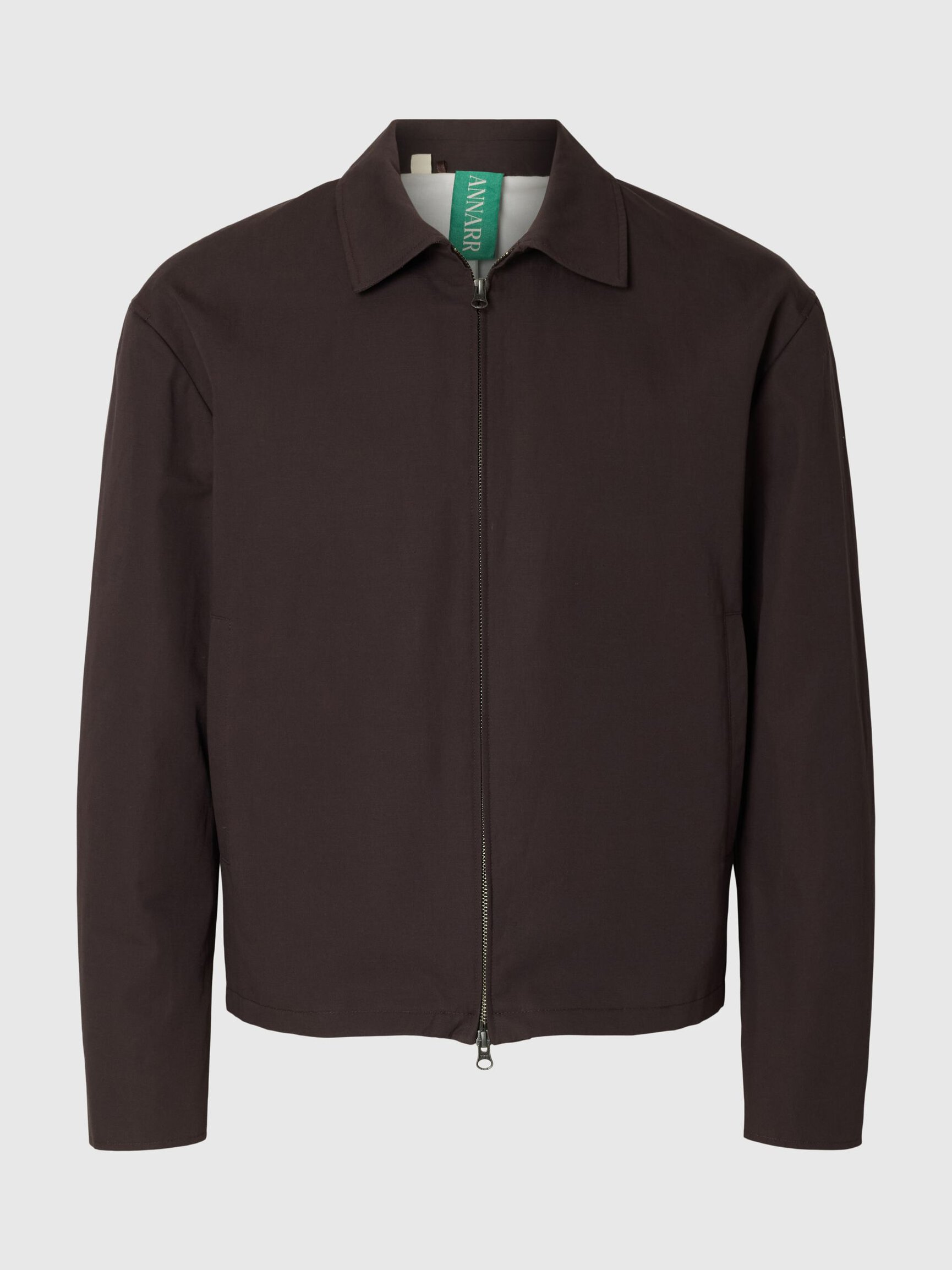 LINEN BLEND OVERSHIRT