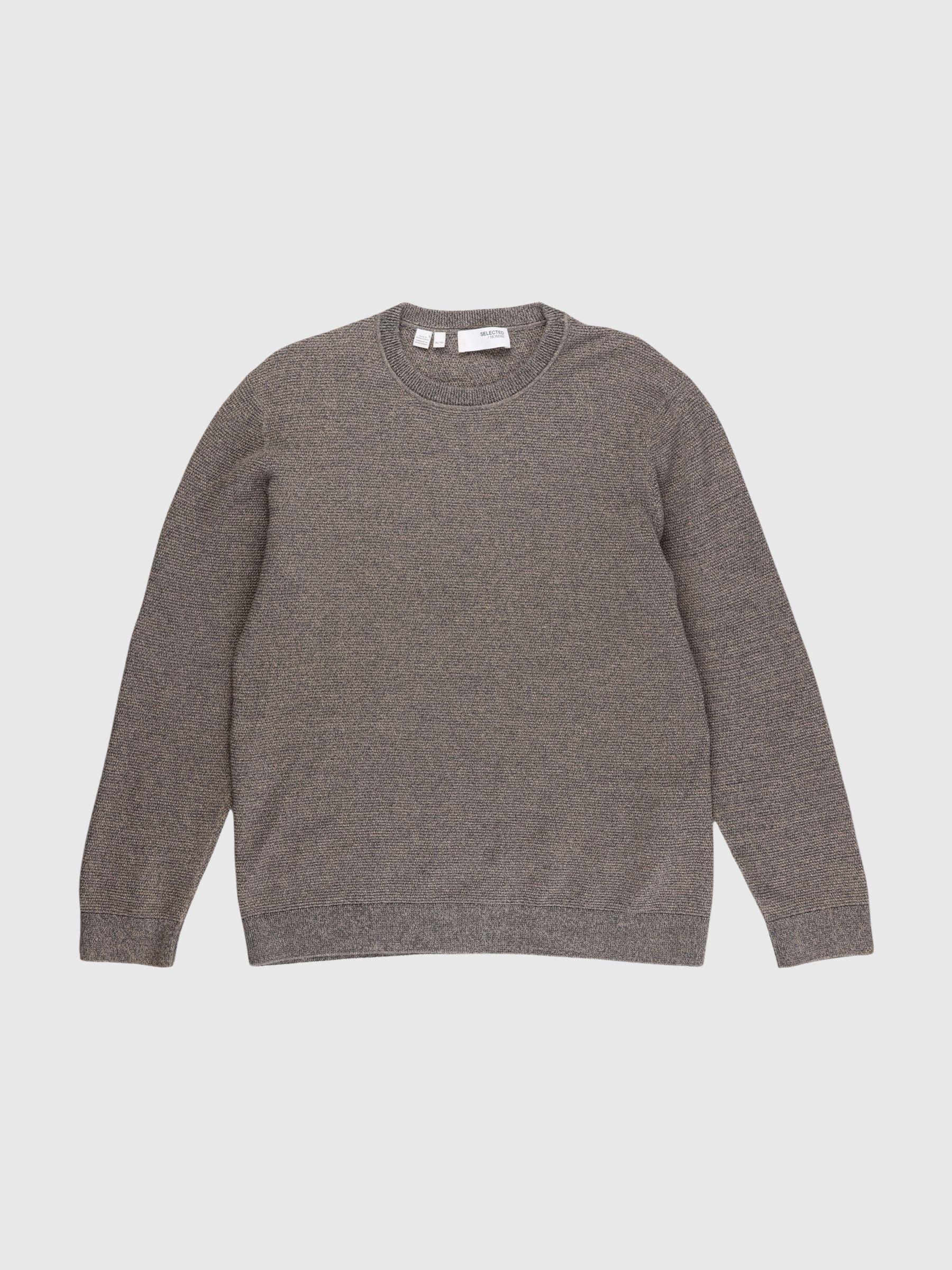 100% COTTON CREWNECK JUMPER