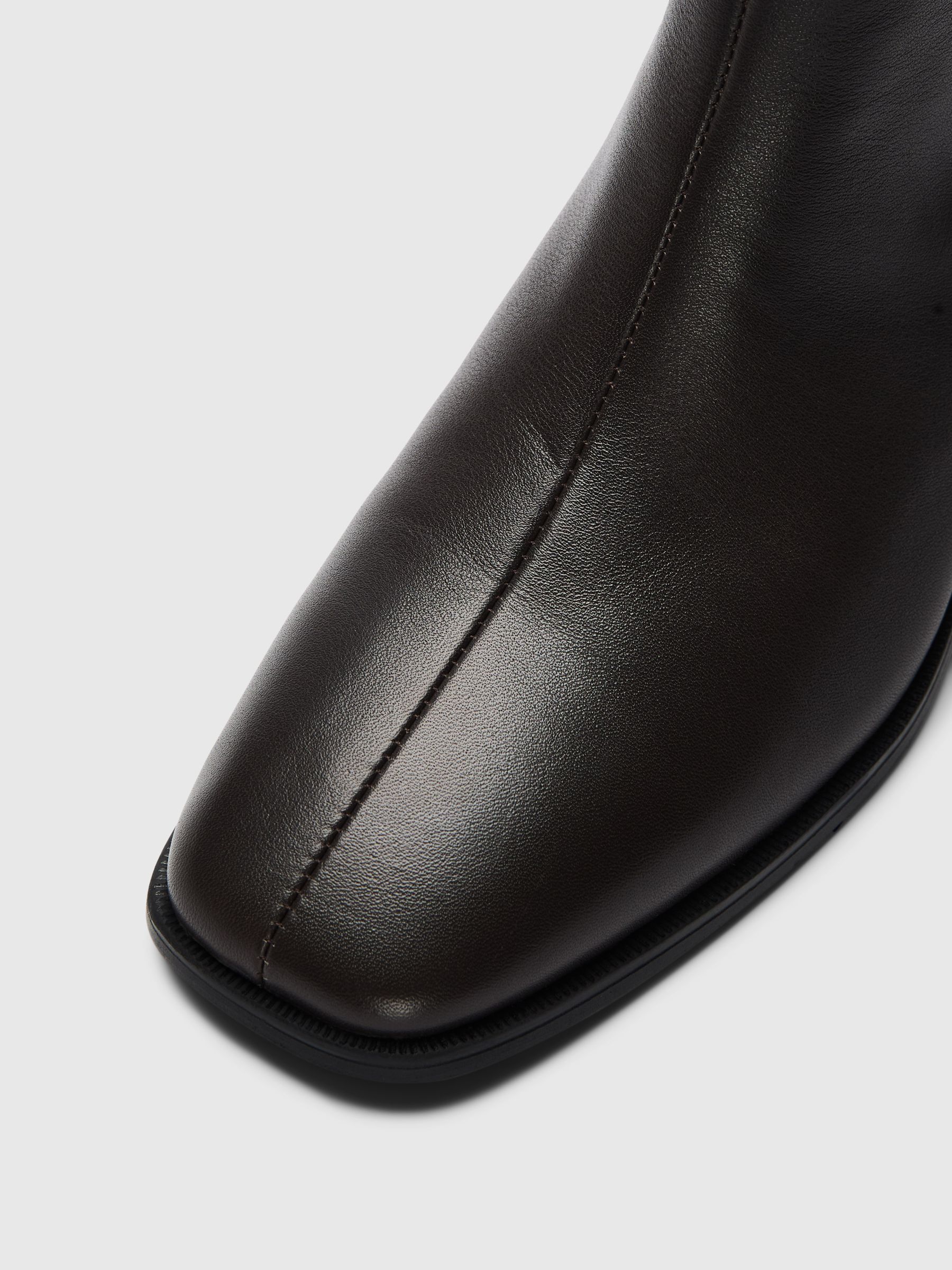 LEATHER ANKLE BOOTS