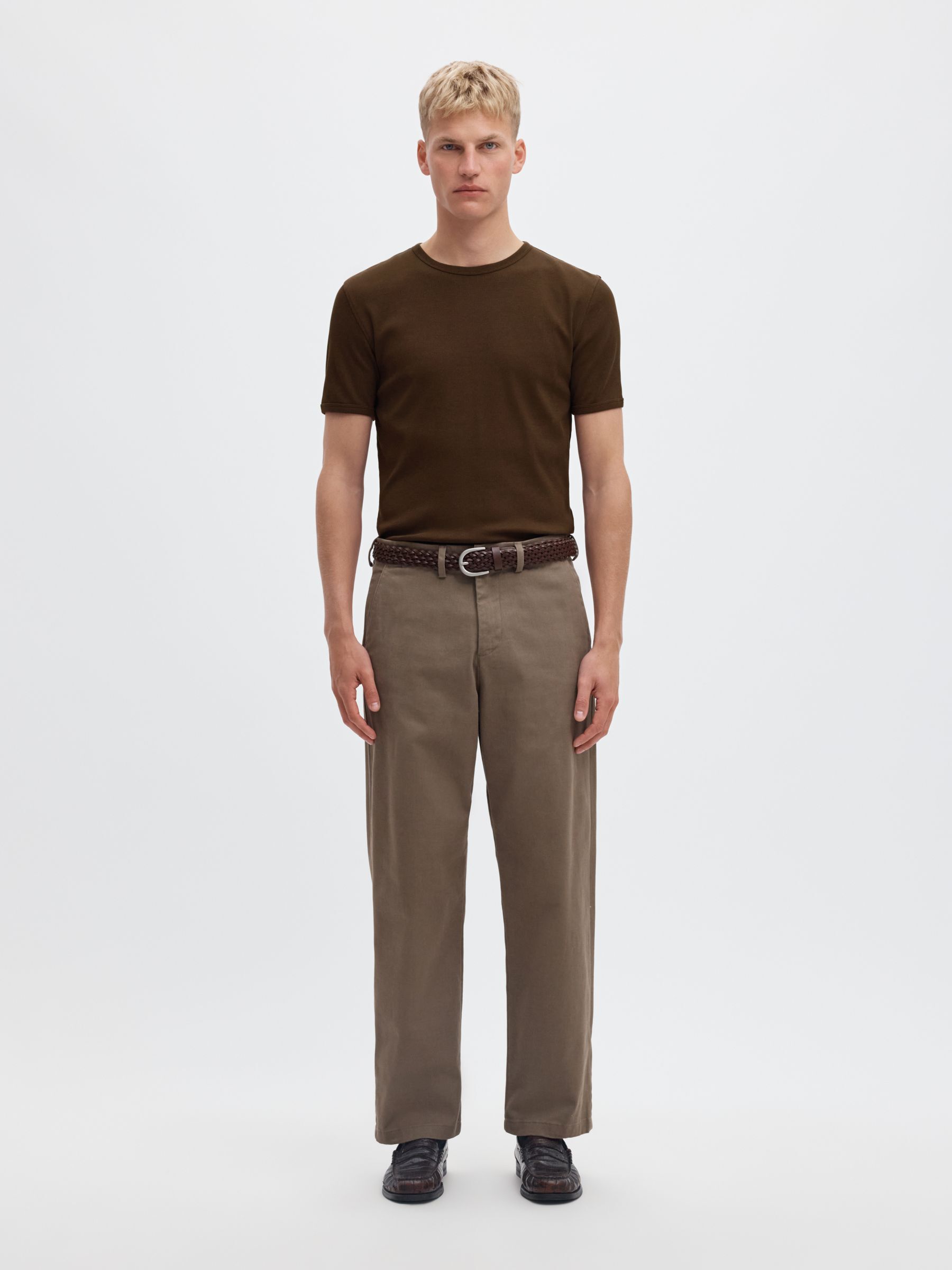 RIBBED SLIM FIT T-SHIRT
