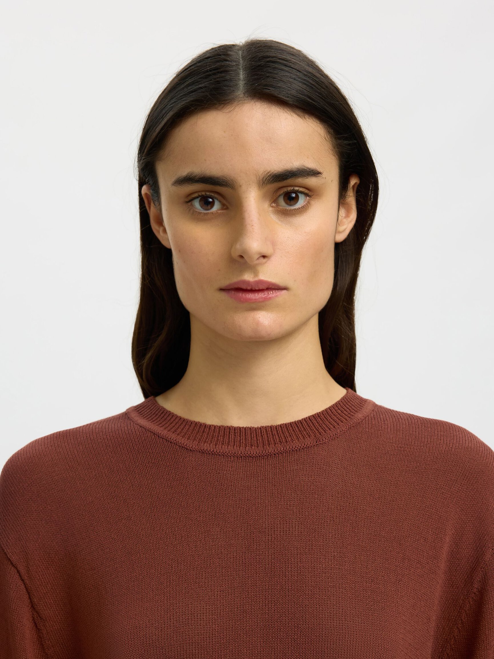 VISCOSE BLEND KNITTED TOP