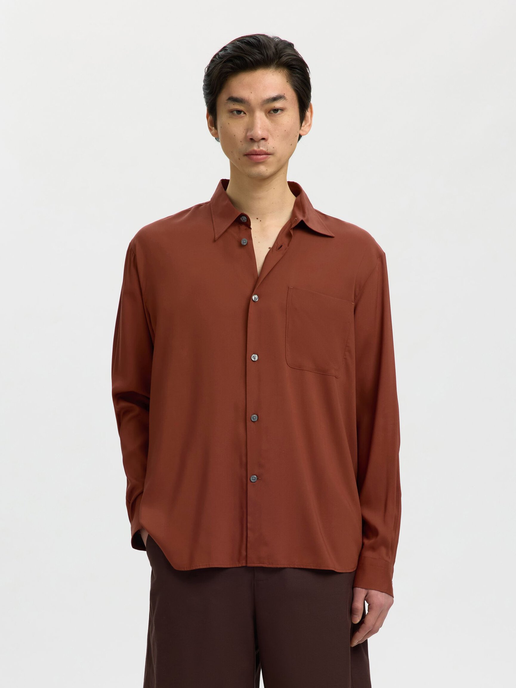 RELAXED FIT LONG SLEEVED SHIRT
