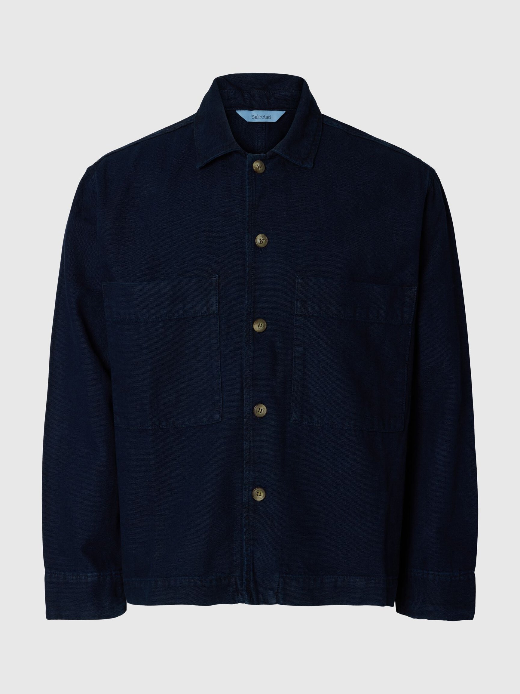 RELAXED FIT DENIM OVERSHIRT