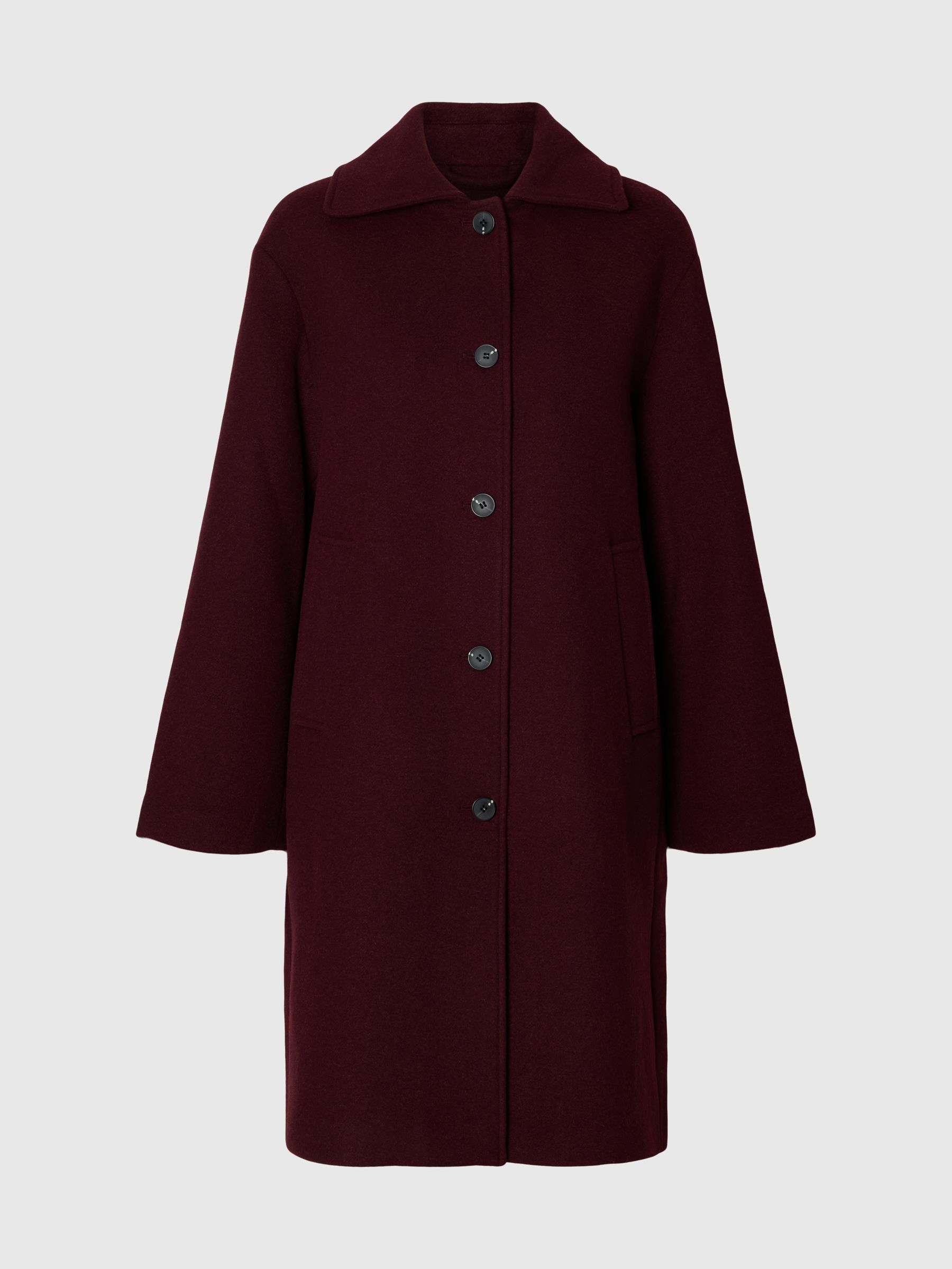 WOOL BLEND LONG COAT