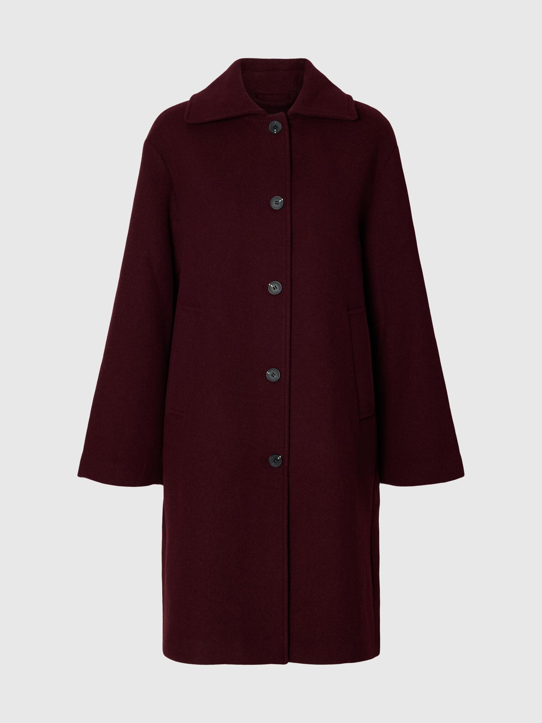 WOOL BLEND LONG COAT