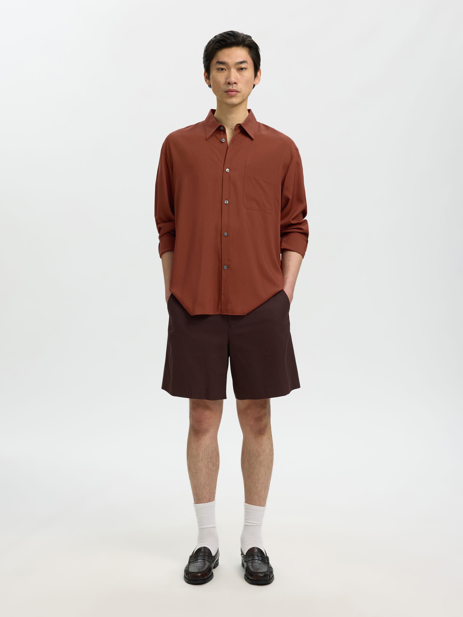 RELAXED FIT LONG SLEEVED SHIRT