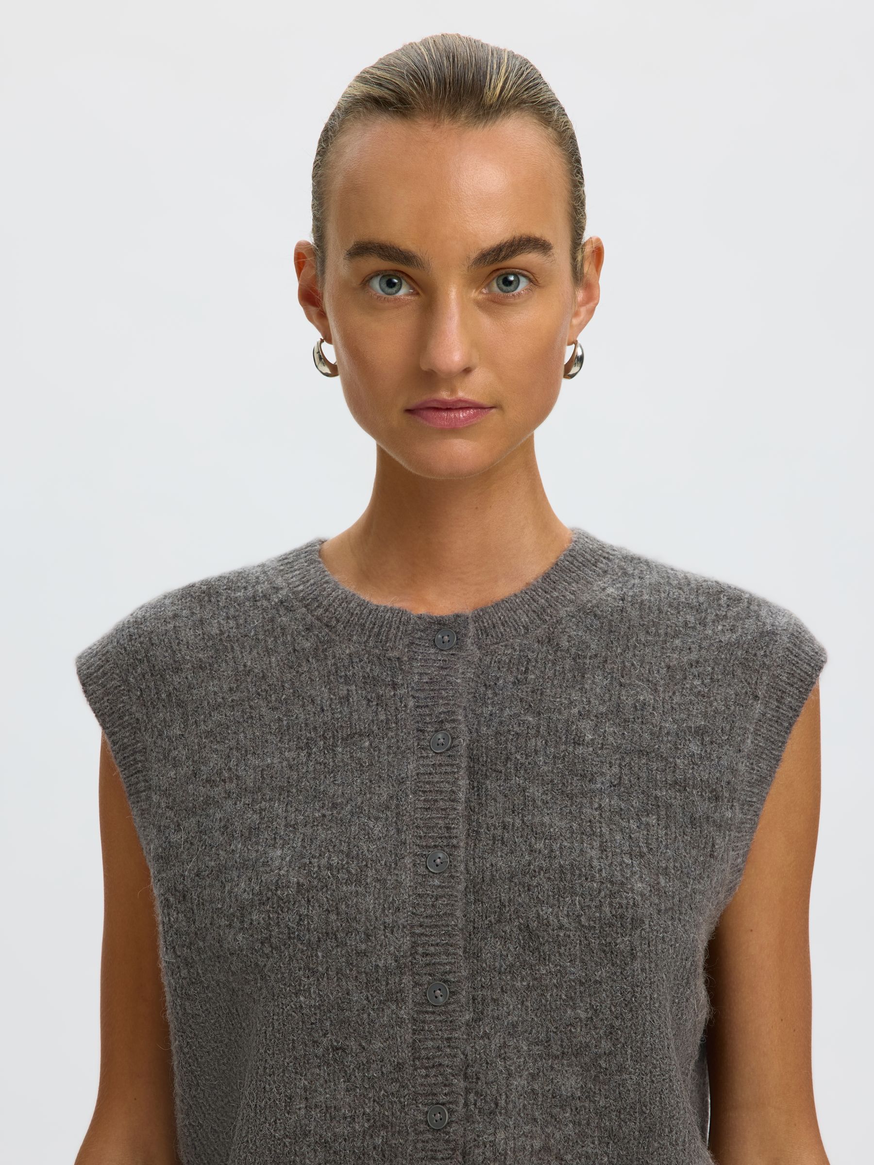WOOL BLEND  WAISTCOAT