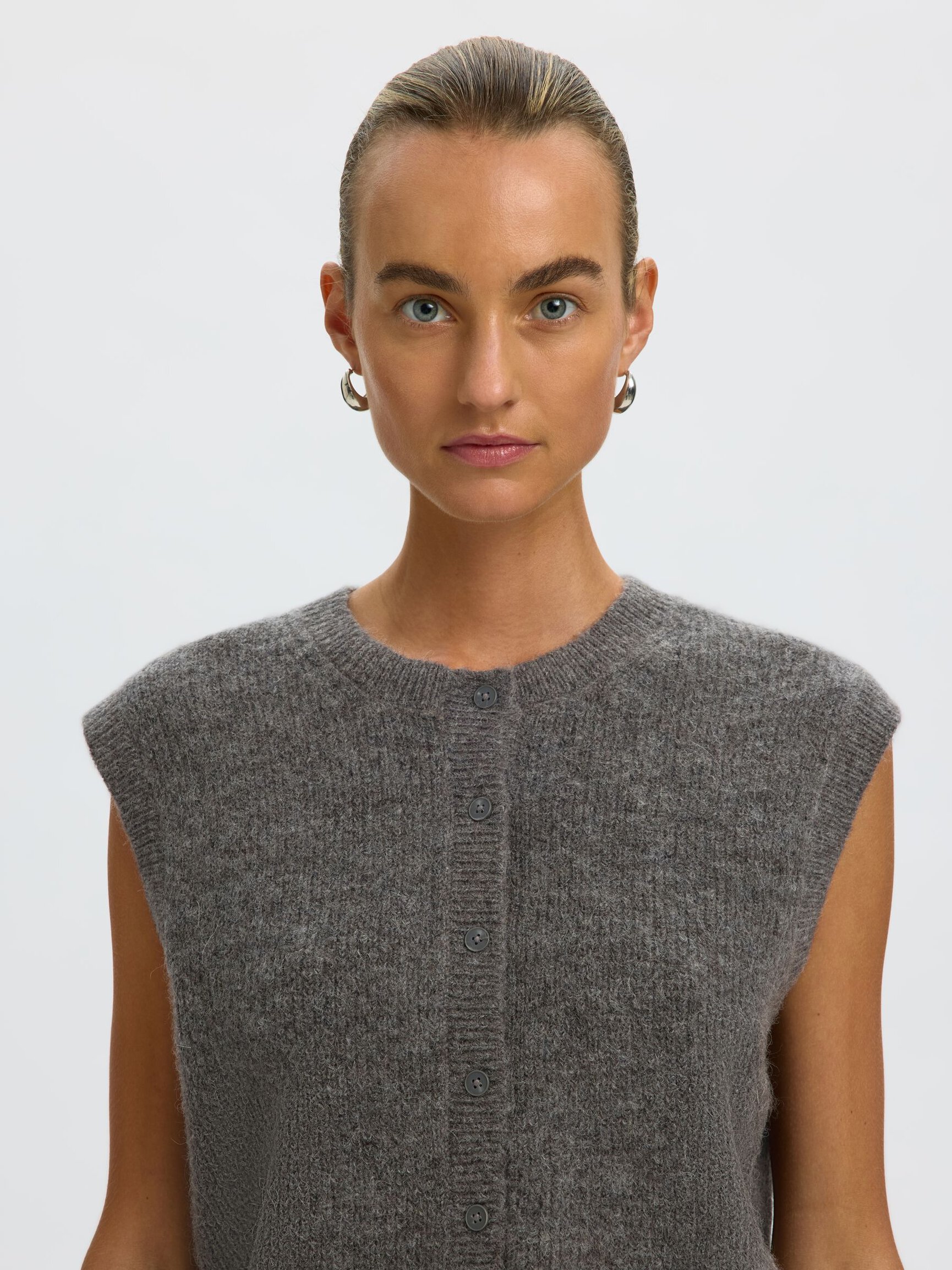 WOOL BLEND WAISTCOAT