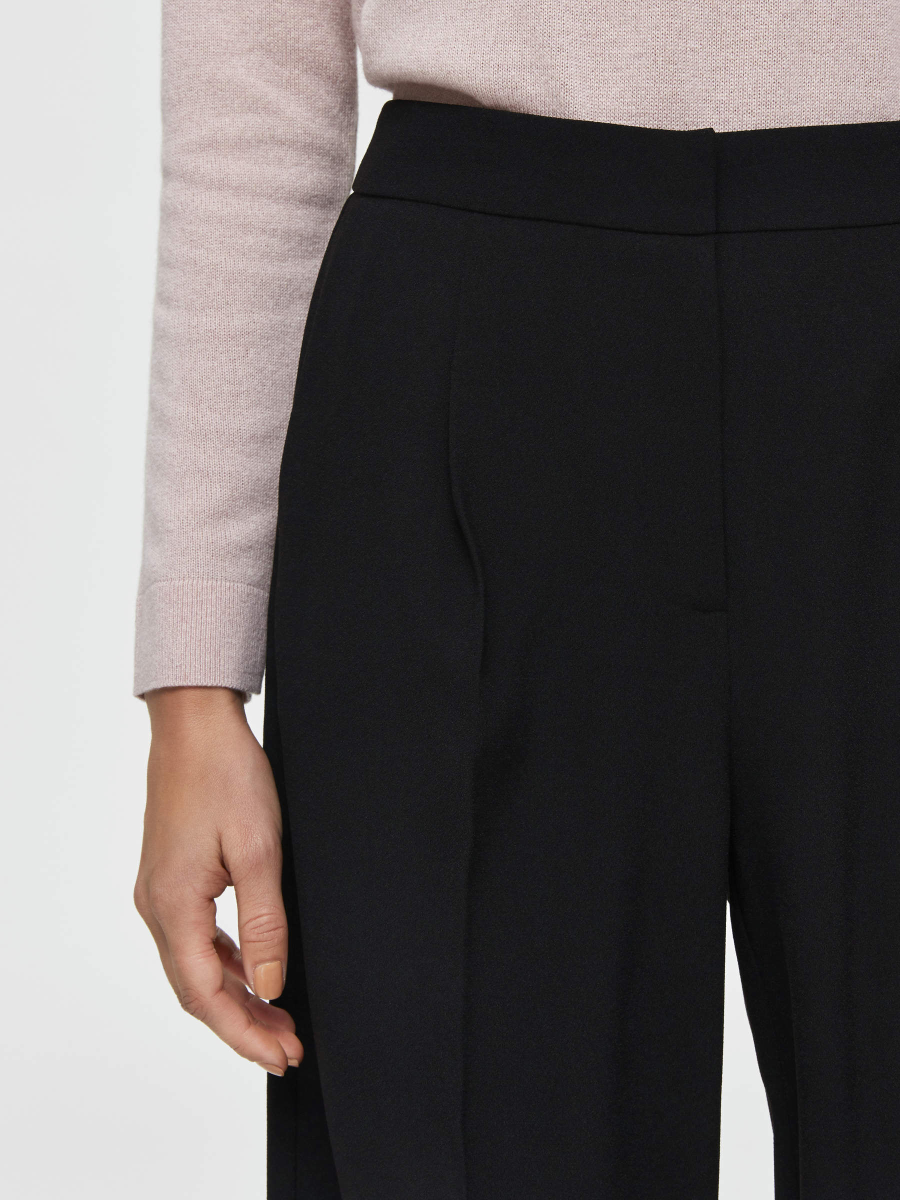 TISSÉ PANTALON À JAMBE AMPLE