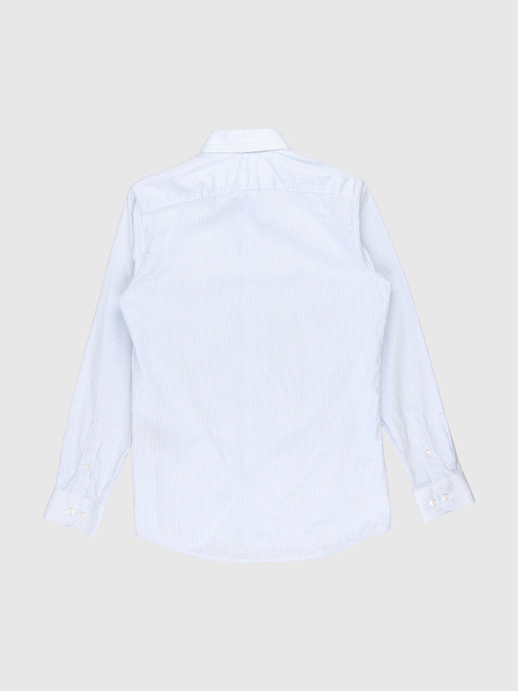 LANGE MOUWEN GESTREEPT SLIM FIT FORMEEL OVERHEMD