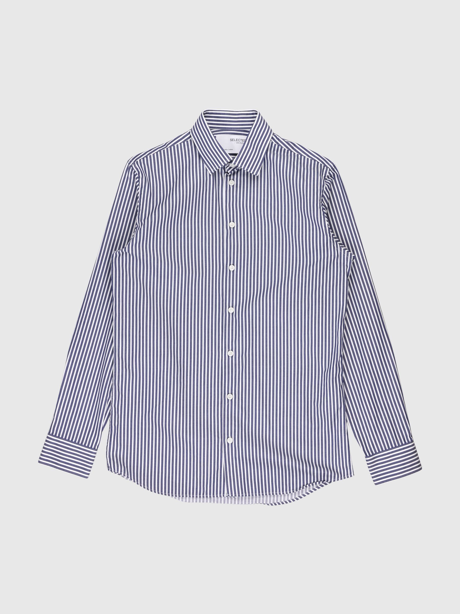 LANGE MOUWEN SLIM FIT OVERHEMD