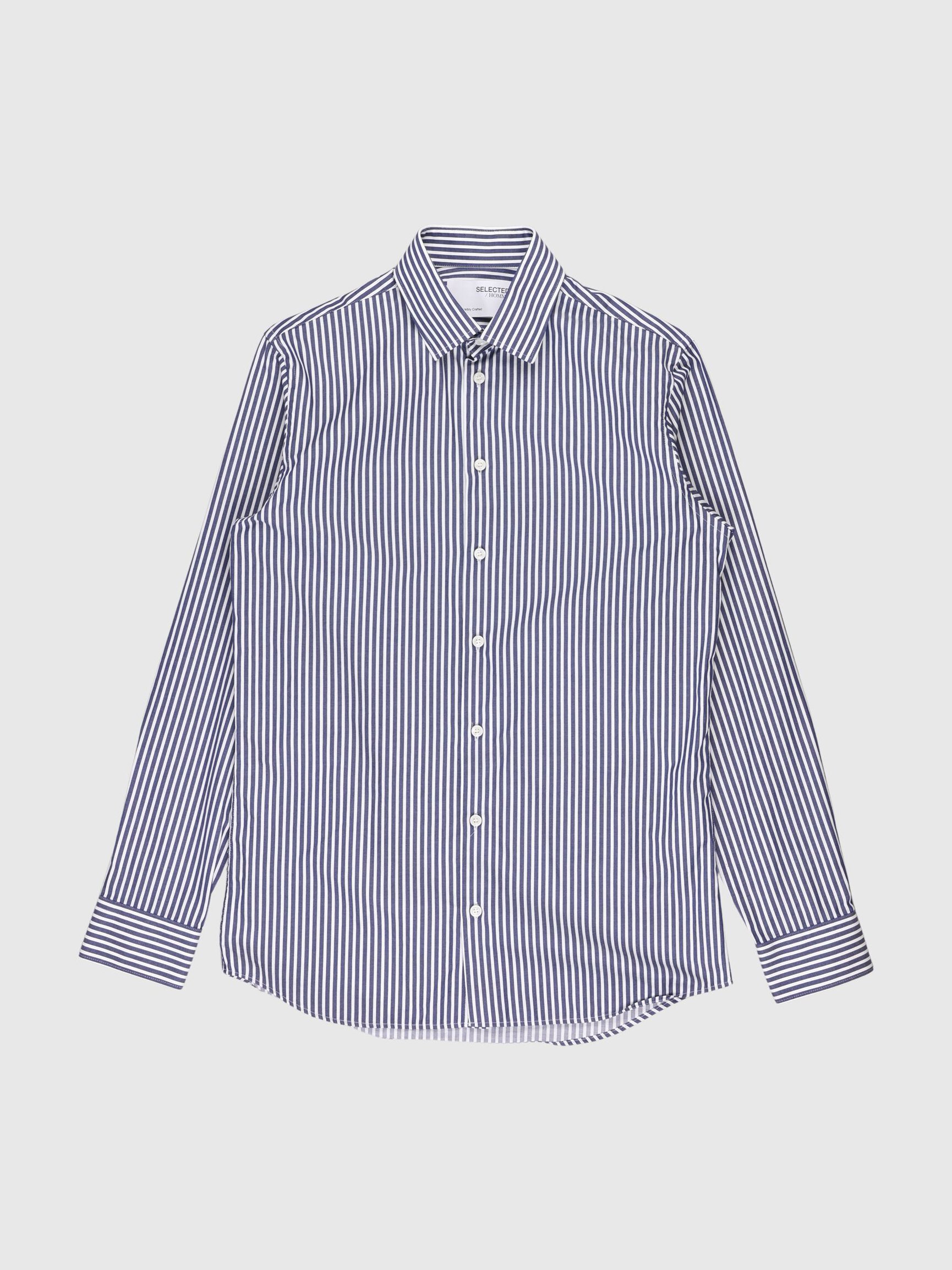 LANGE MOUWEN SLIM FIT OVERHEMD