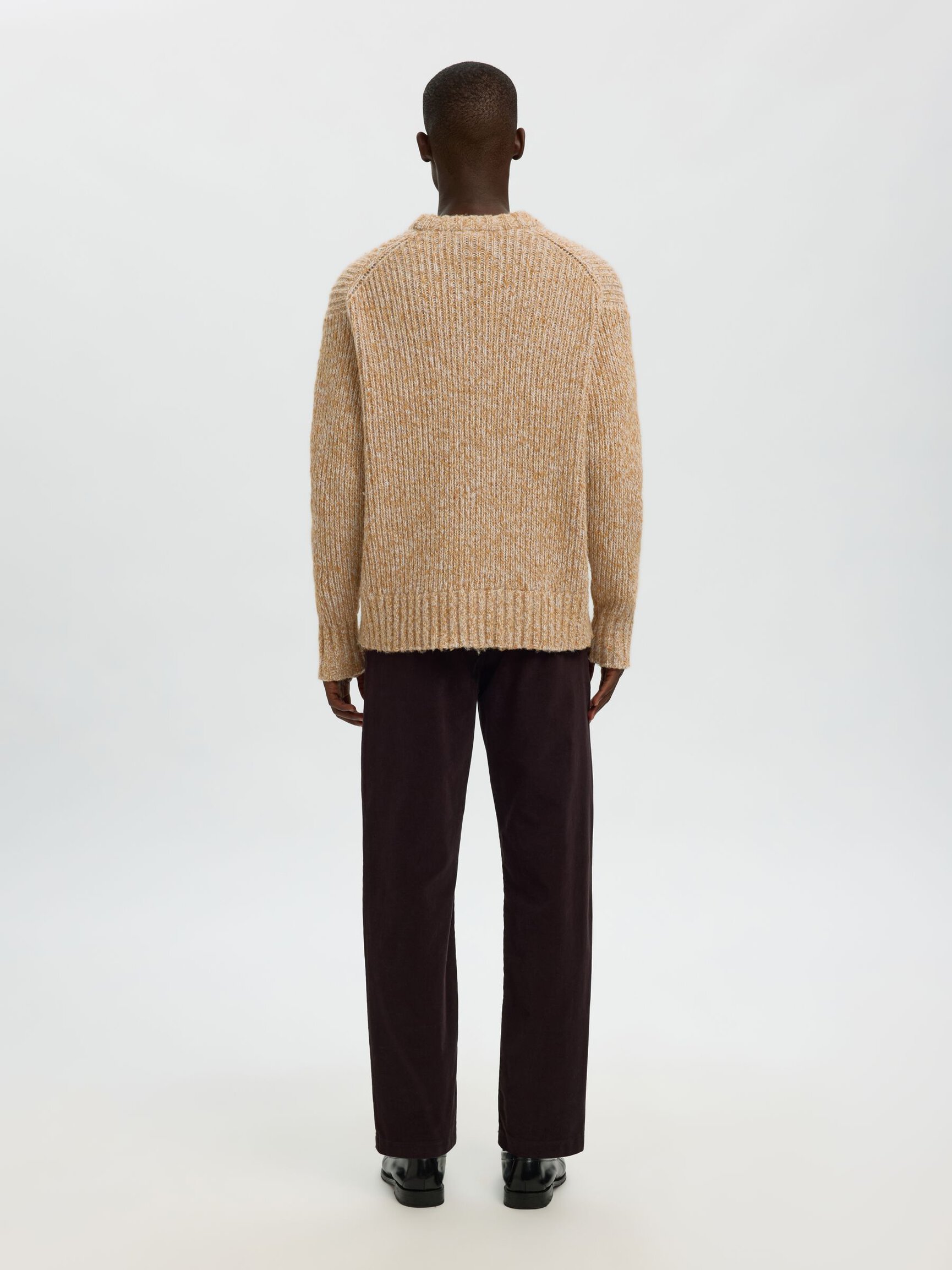 WOOL BLEND CREWNECK JUMPER