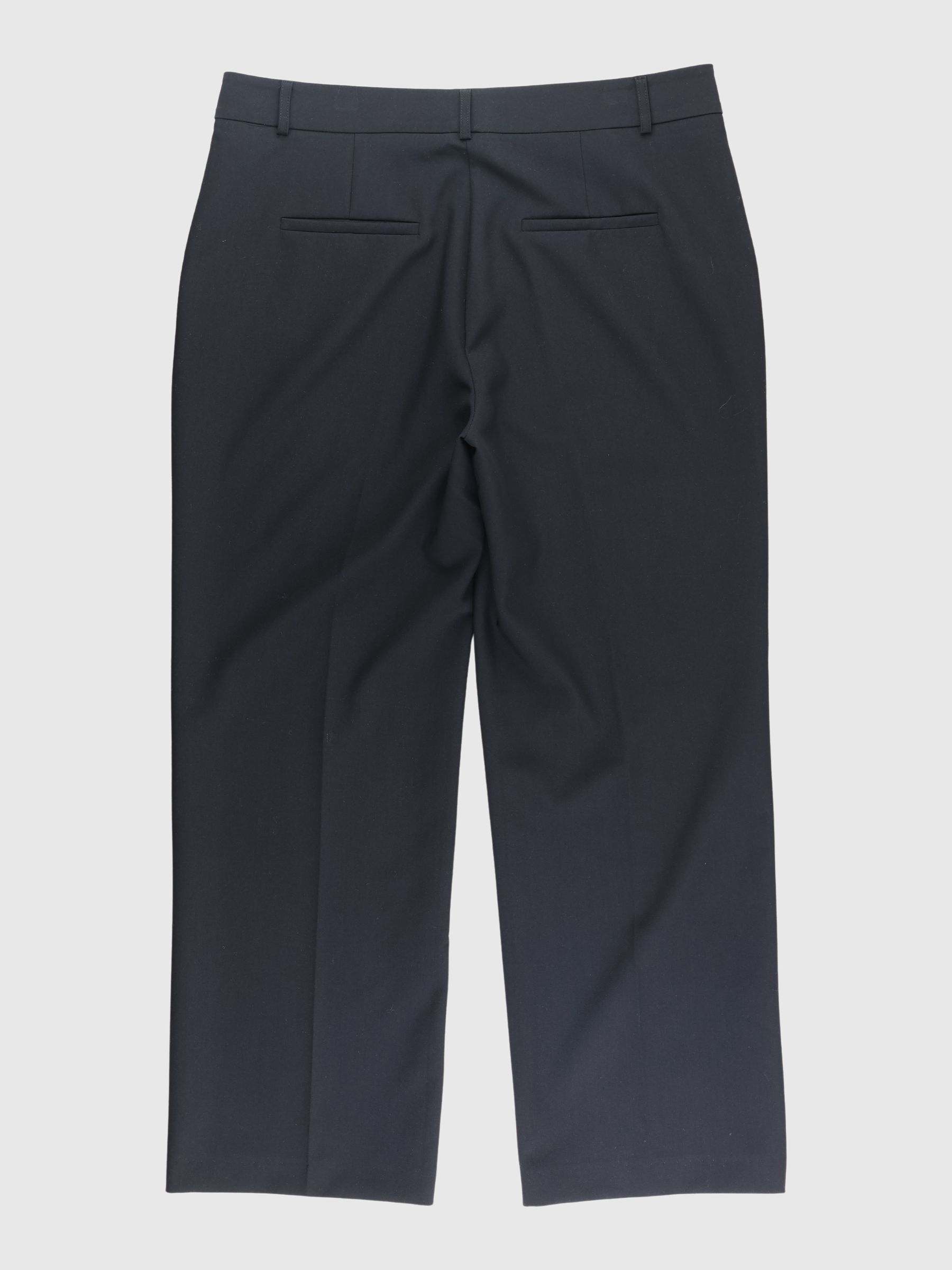 MID-WAIST WIDE-LEG TROUSERS