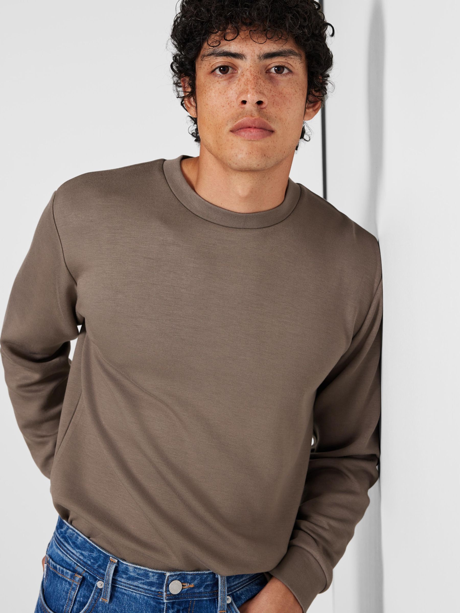 VISCOSE BLEND SWEATSHIRT