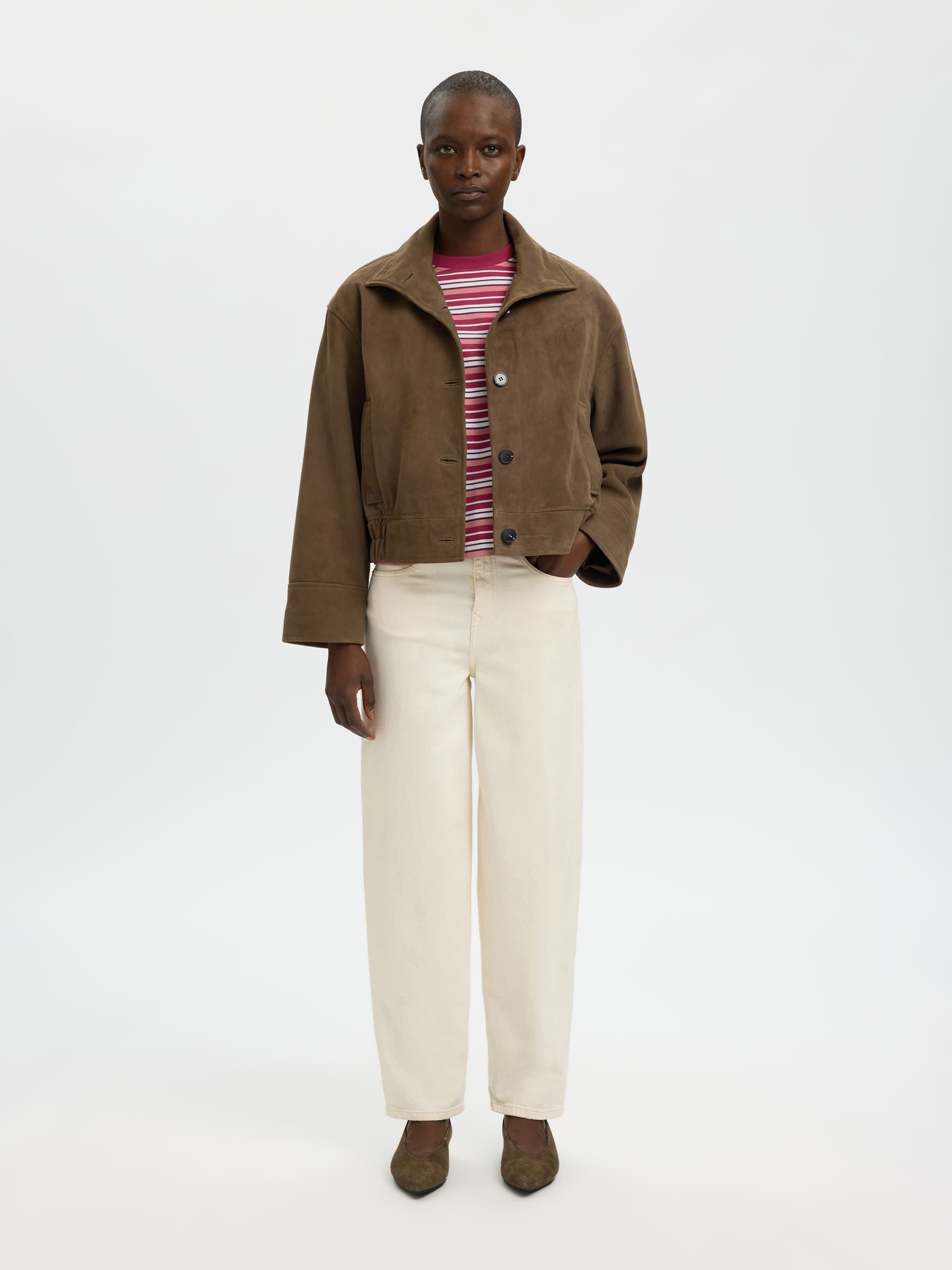 STRIPED BOXY FIT T-SHIRT