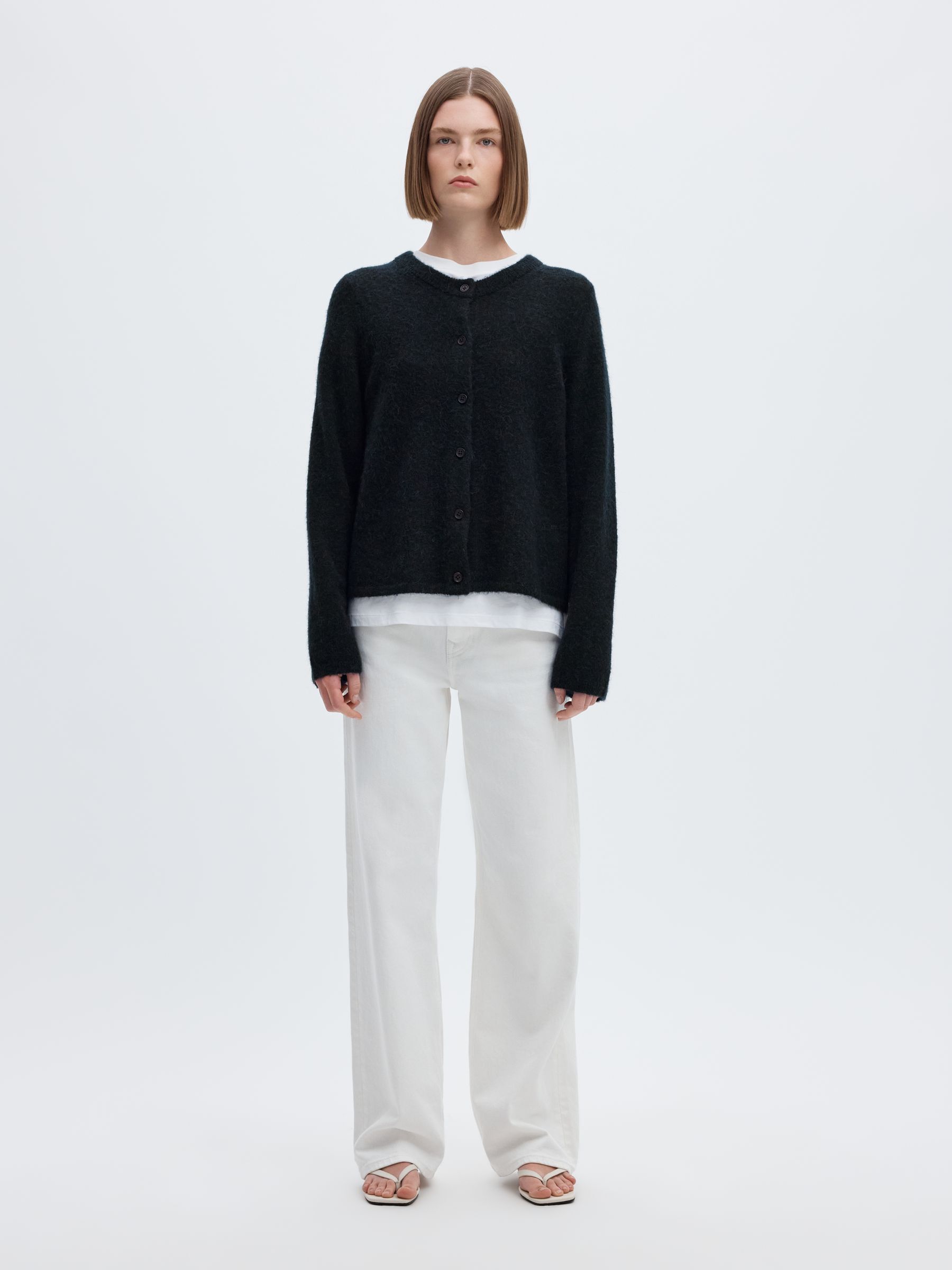 WOOL BLEND CARDIGAN