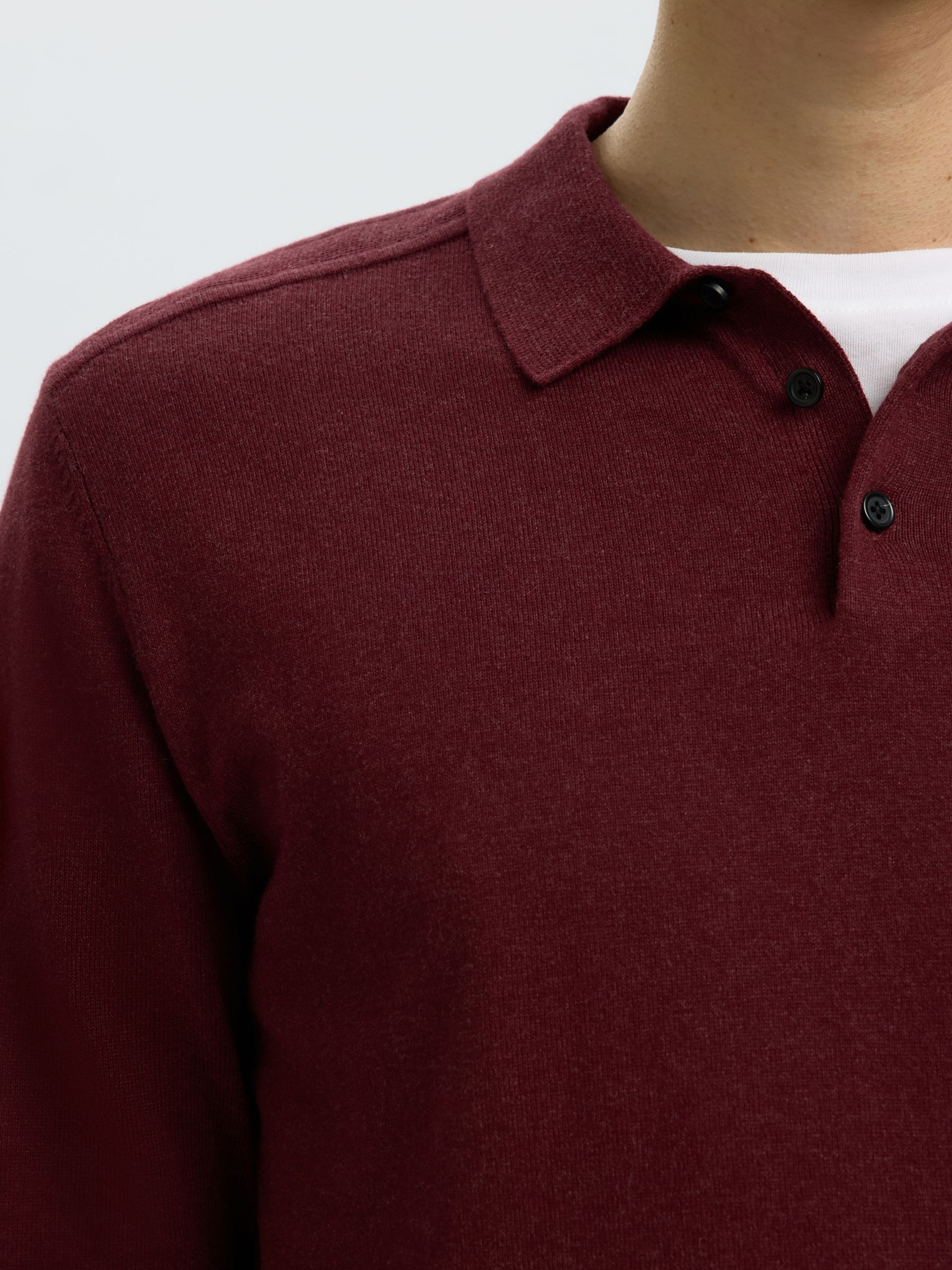 MANCHES LONGUES EN MAILLE POLO