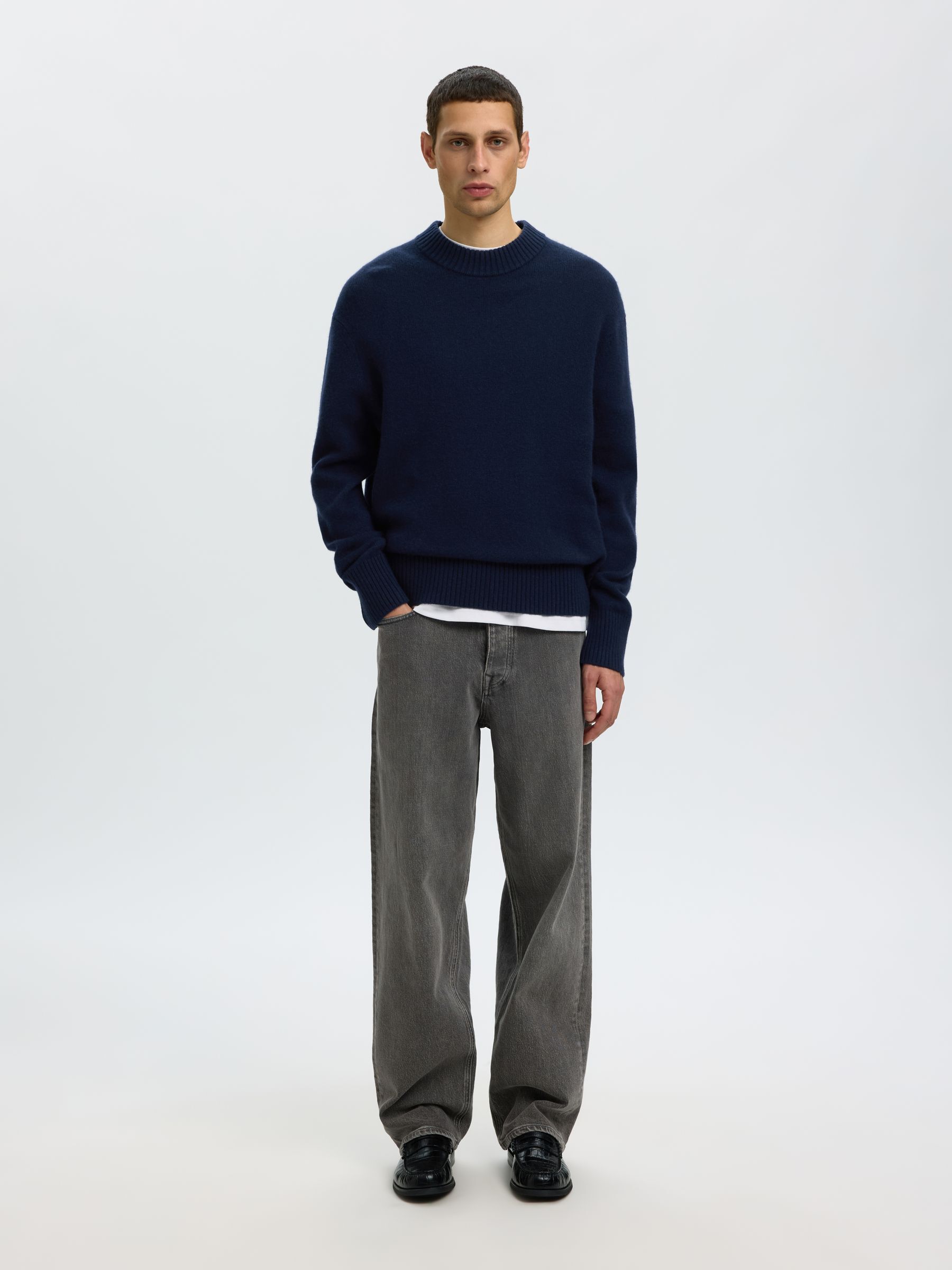 CASHMERE BLEND PULLOVER