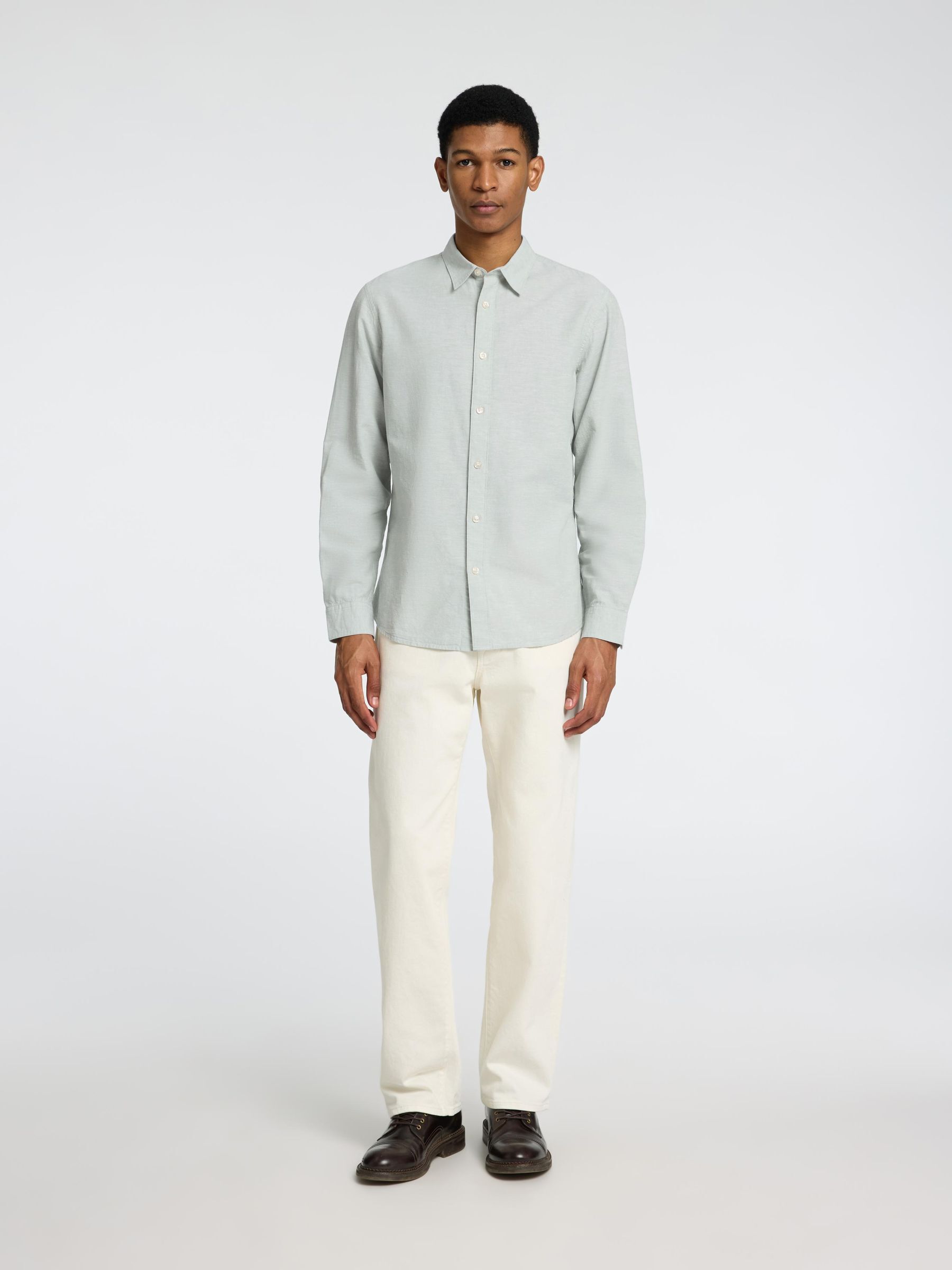 LANGE MOUWEN OVERHEMD