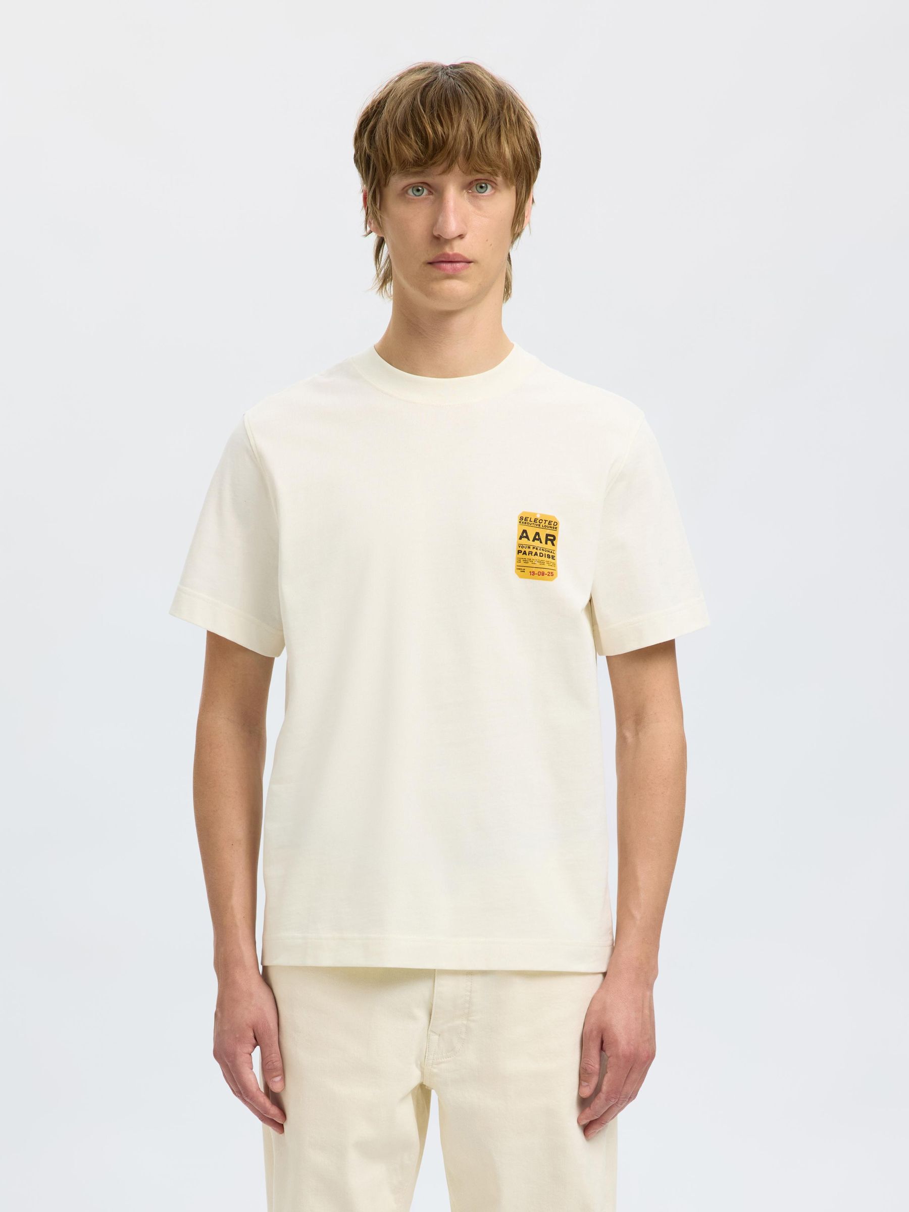 REGULAR FIT PRINTED CREWNECK T-SHIRT