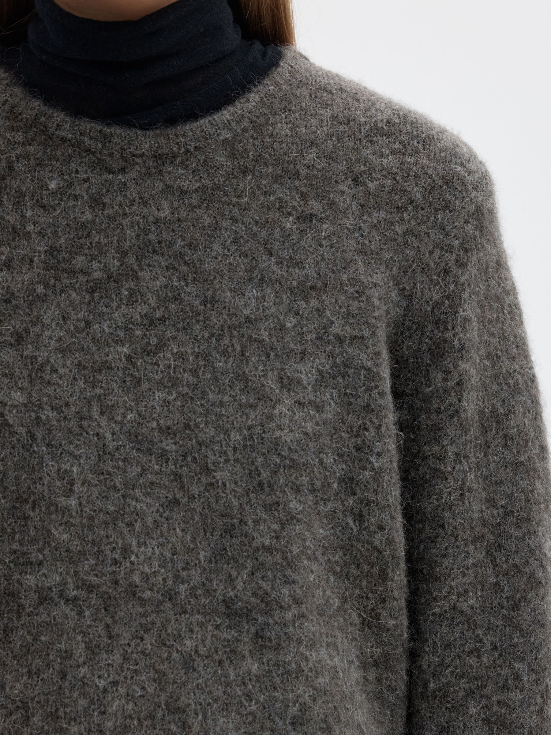 WOOL BLEND KNITTED JUMPER