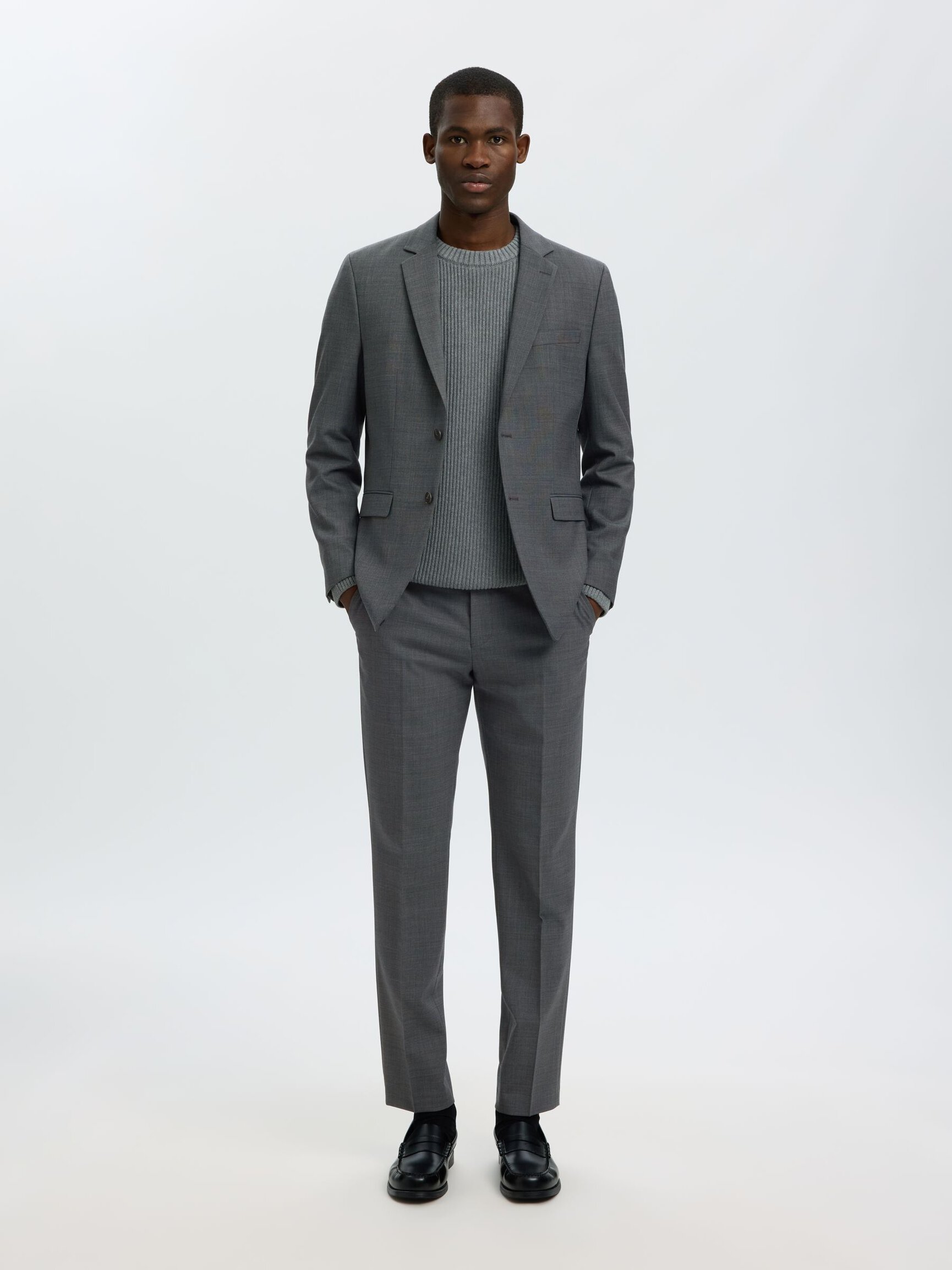 WOOL BLEND BLAZER