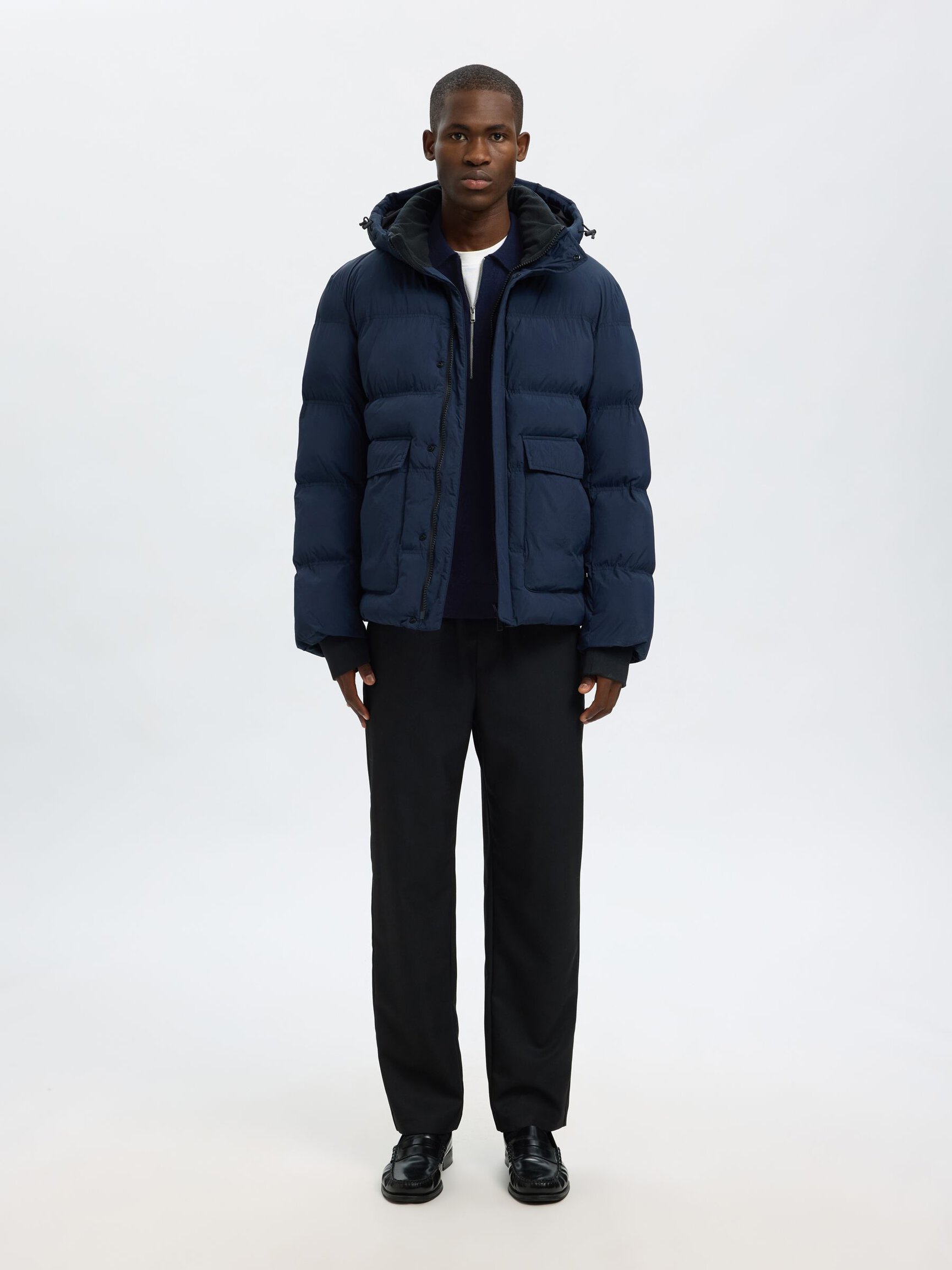 100% MERINOWOLL LANGARM-POLOSHIRT